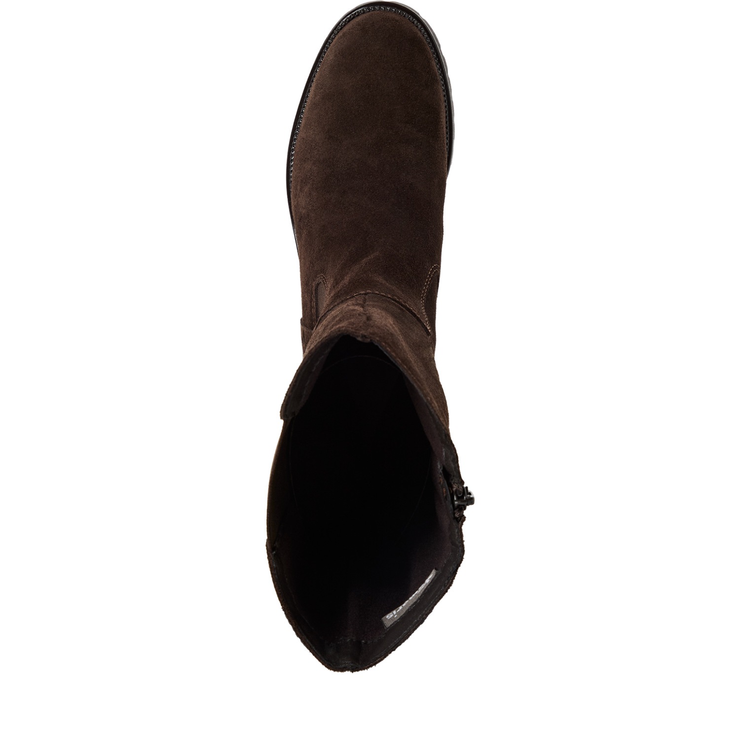 Tamaris Stiefel  Blockabsatz, Langschaftstiefel, Businessstiefel mit T-Logoprägung