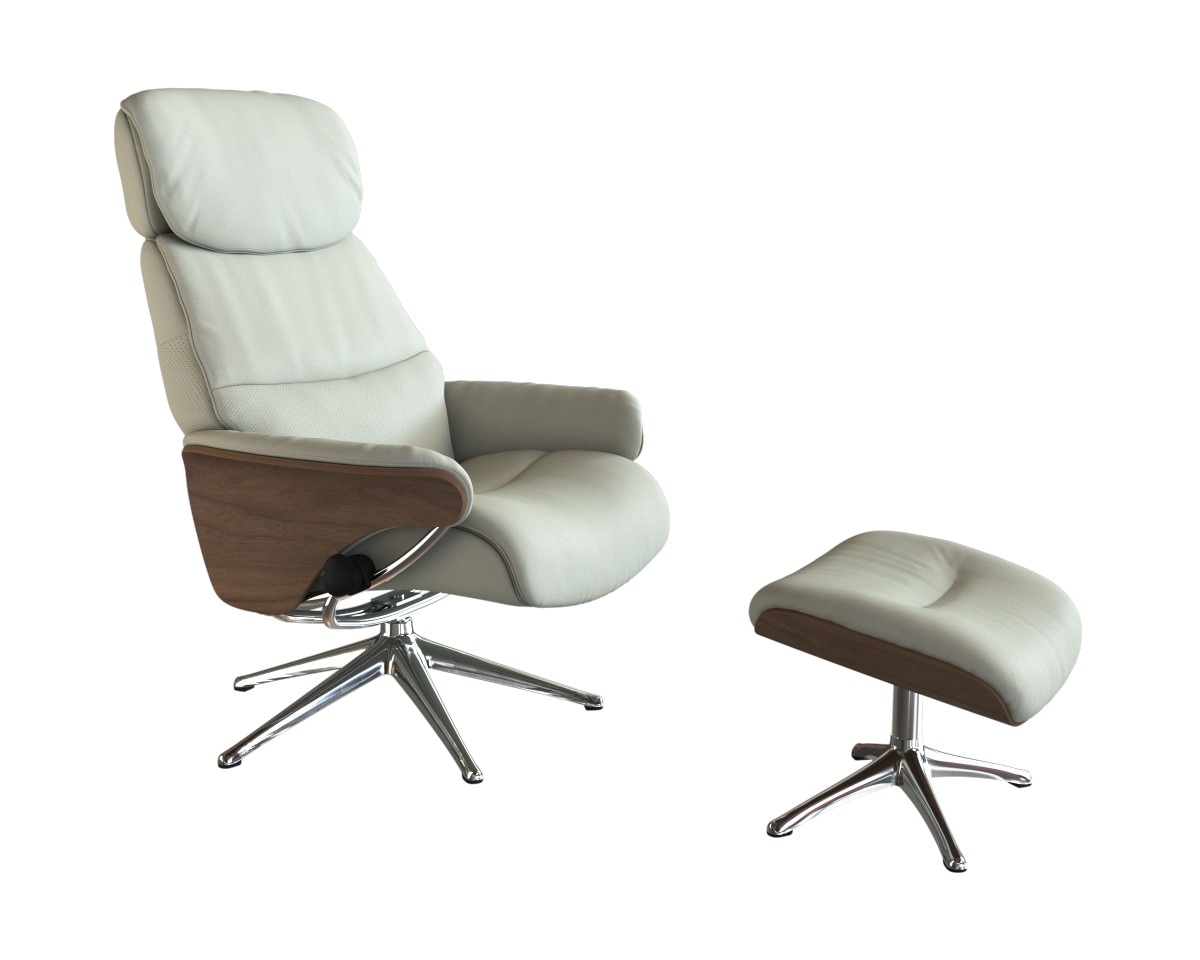 FLEXLUX Relaxsessel "Aarhus, Gepolsterter Funktionssessel, Skandinavisch de günstig online kaufen