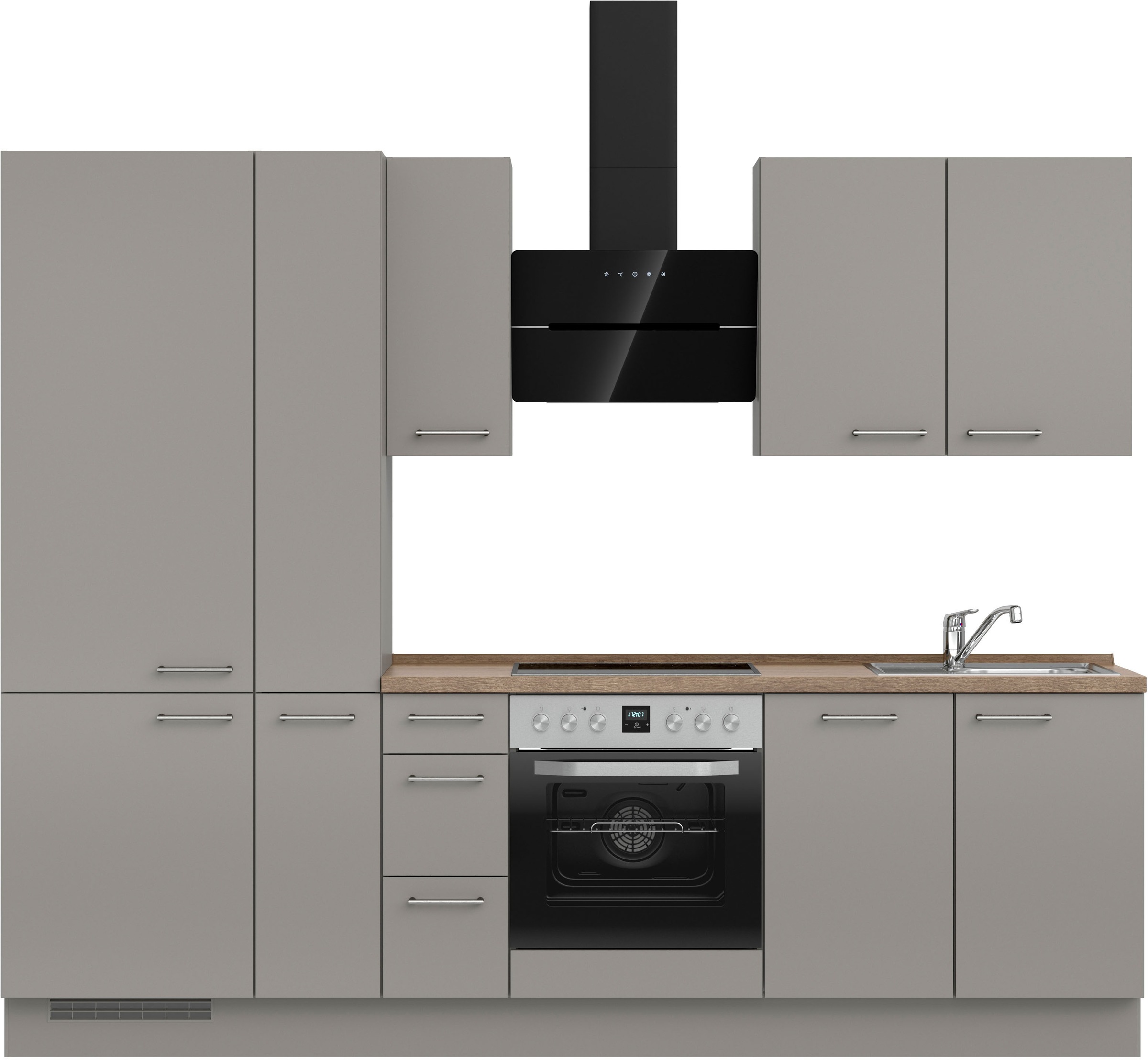 nobilia Küchenzeile ""Laser II", Ausrichtung wählbar, Breite 270 cm" vormon günstig online kaufen