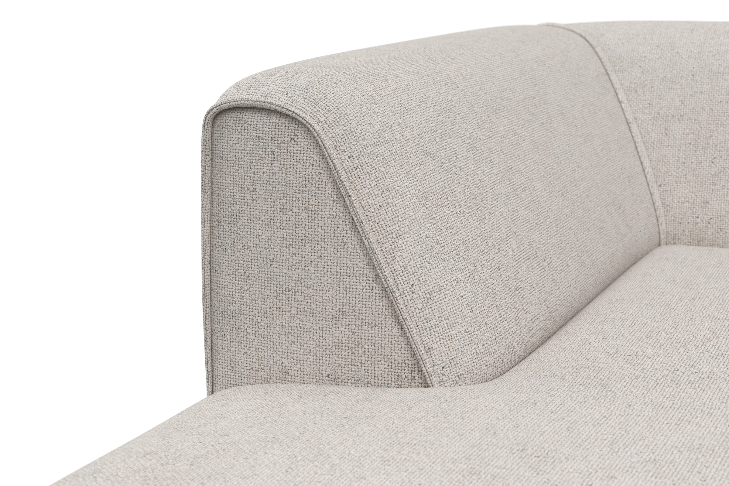 RAUM.ID Wohnlandschaft »Merid U-Form, jederzeit durch Module erweiterbar, B/T/H: 367/206/70 cm«, als Modul oder separat verwendbar, für individuelle Zusammenstellung