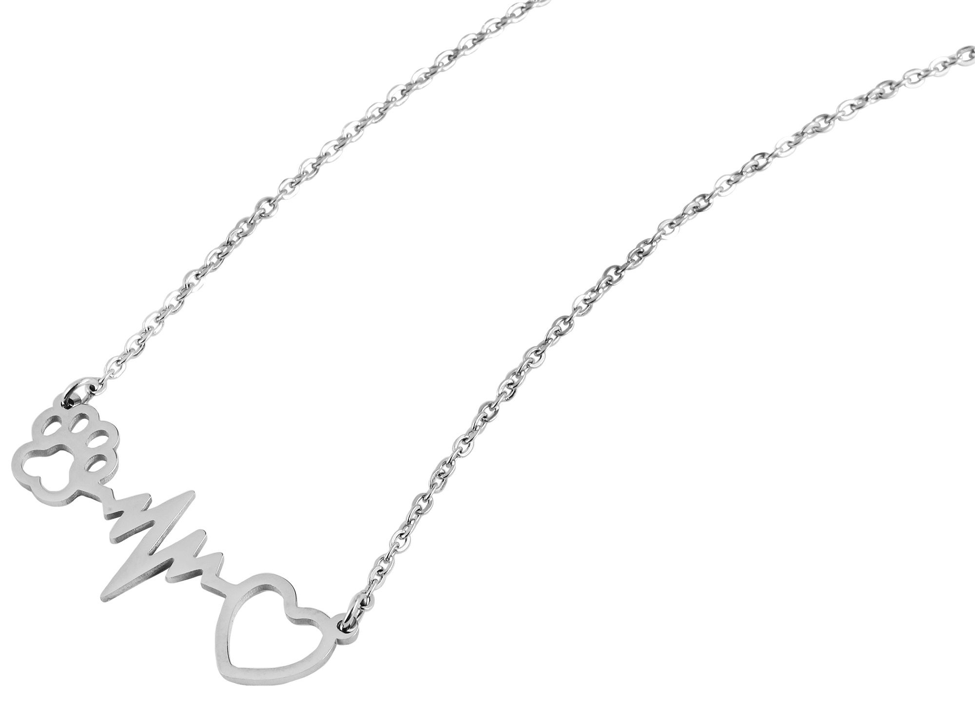 Adelia´s Kette ohne Anhänger »Damen Halskette – Herz aus Edelstahl 43+5« Eine schöne Geschenkidee für jeden Anlass