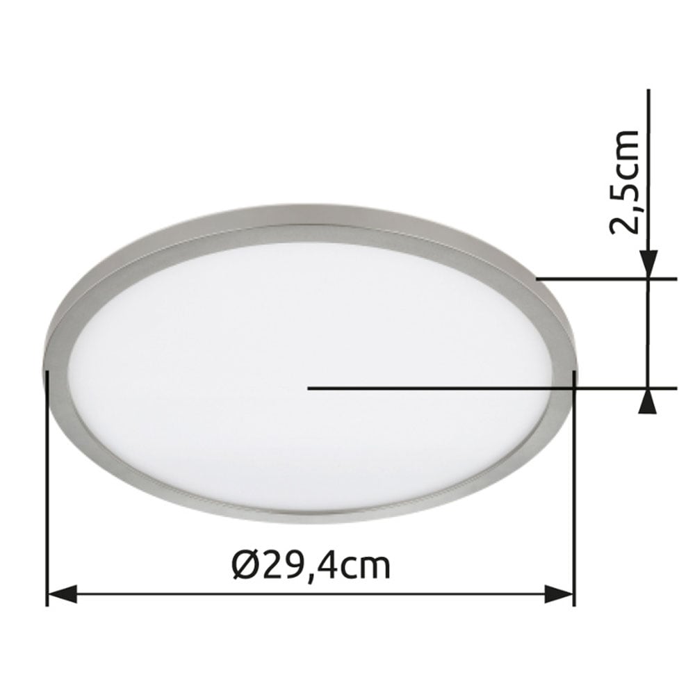GLOBO LIGHTING LED Deckenleuchte »SAPANA«, Leuchtmittel LED-Modul | LED fest integriert, Deckenlampe/rund/Wohnzimmer/Schlafzimmer/elegant