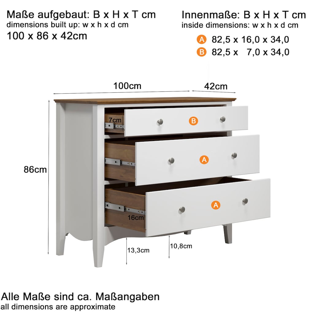 INTER-FURN Kommode »Lissabon«