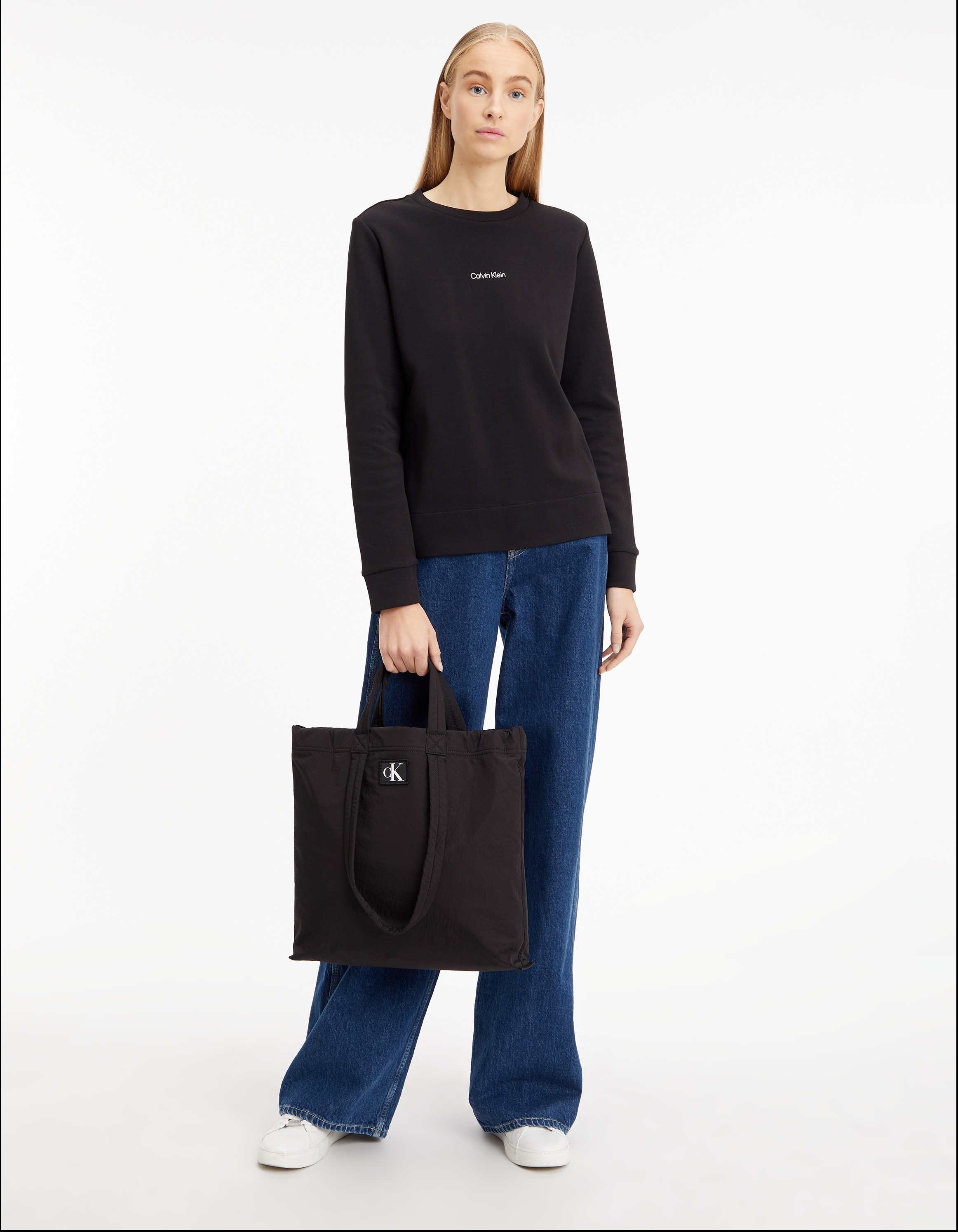 Calvin Klein Jeans Shopper »CITY NYLON SQ REV TOTE38«, mit viel Stauraum Handtasche Damen Henkeltasche Tasche Damen