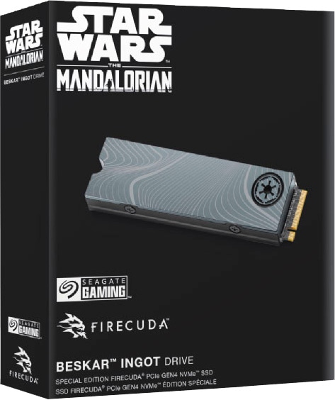 Seagate interne SSD »FireCuda Beskar Ingot Drive -Star Wars Mandalorian NVMe SSD 1TB«, Anschluss PCI Express 4.0