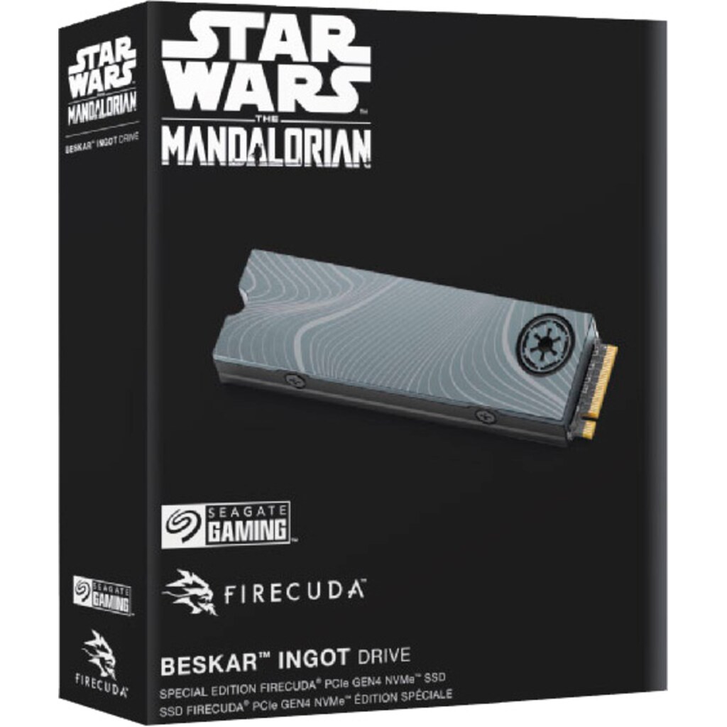 Seagate interne SSD »FireCuda Beskar Ingot Drive -Star Wars Mandalorian NVMe SSD 1TB«, Anschluss PCI Express 4.0