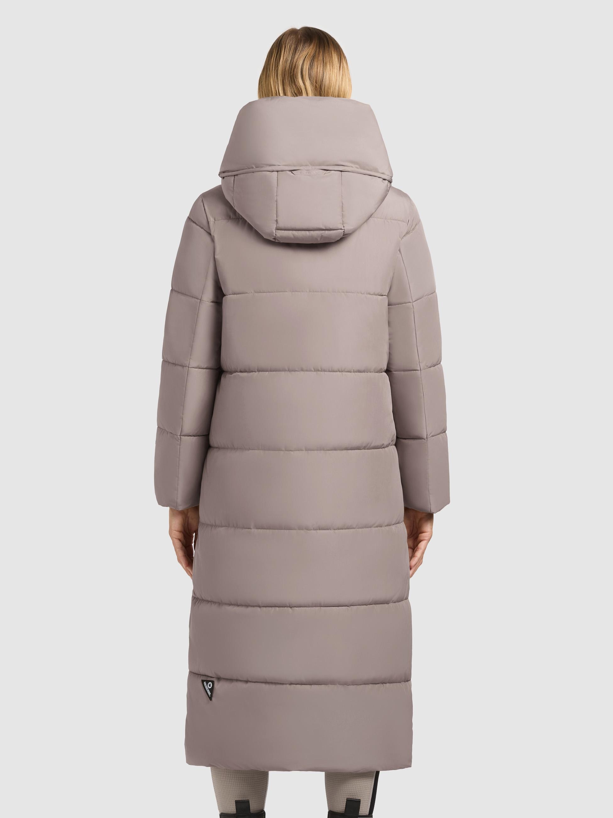 khujo Steppmantel »Soulani5 Matt« warmer Wintermantel mit Kapuze