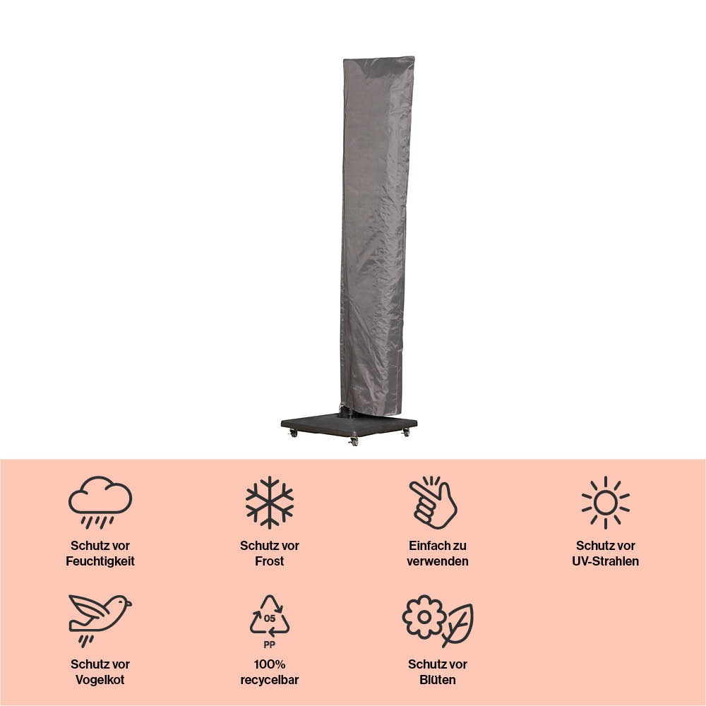 winza outdoor covers Sonnenschirm-Schutzhülle, geeignet für Schirme bis ø 500 cm, Maße 295x70 cm