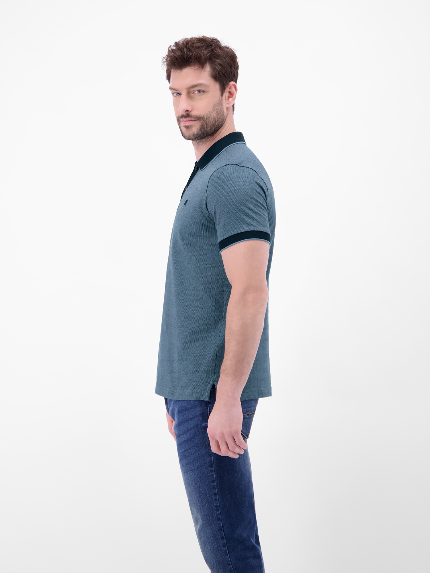 Thumbnail - LERROS Poloshirt "Poloshirt in 2-Tone-Optik"