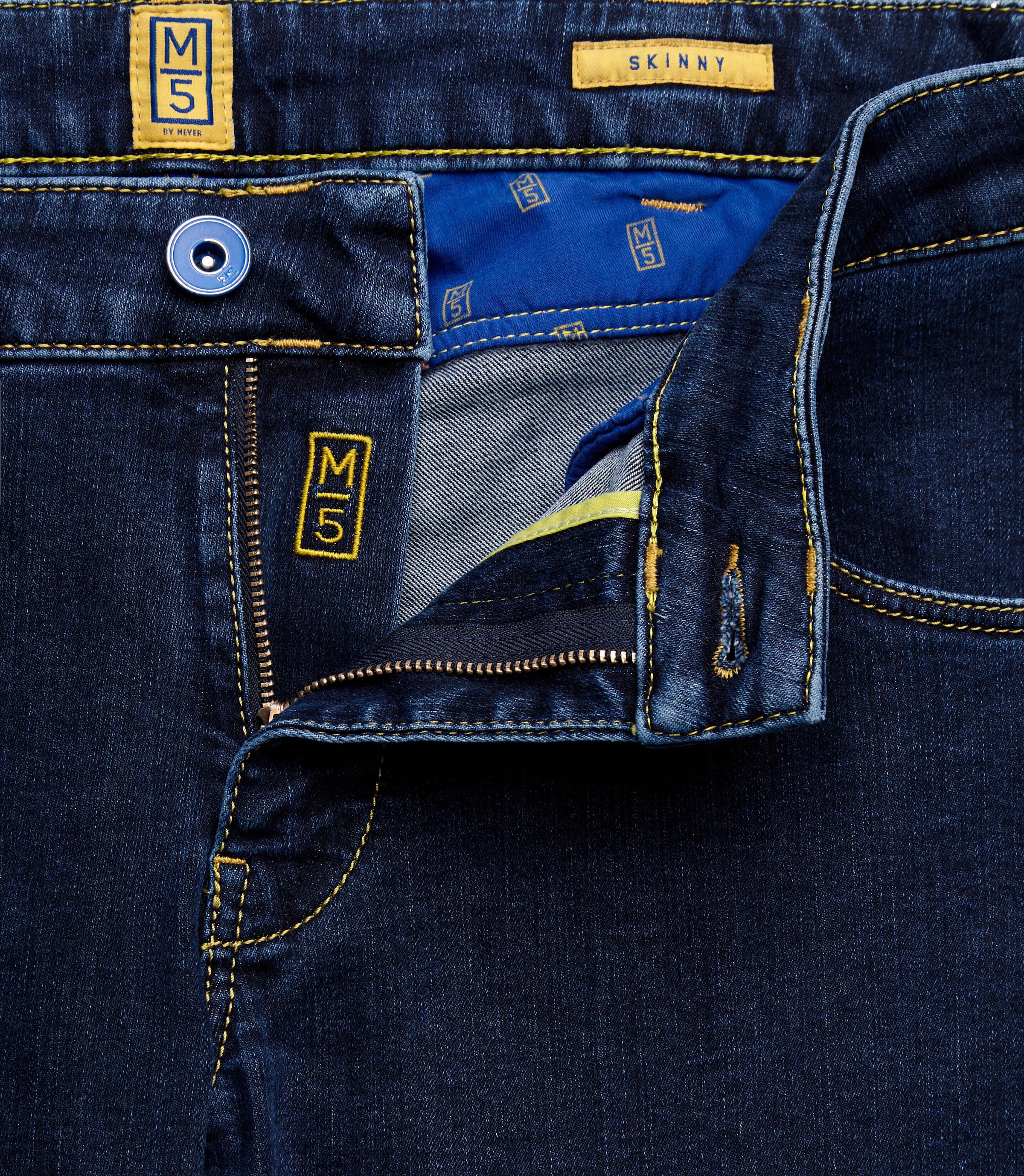 MEYER 5-Pocket-Jeans »M5 Super-Slim« M5 Super-Slim mit Super Stretch-Denim