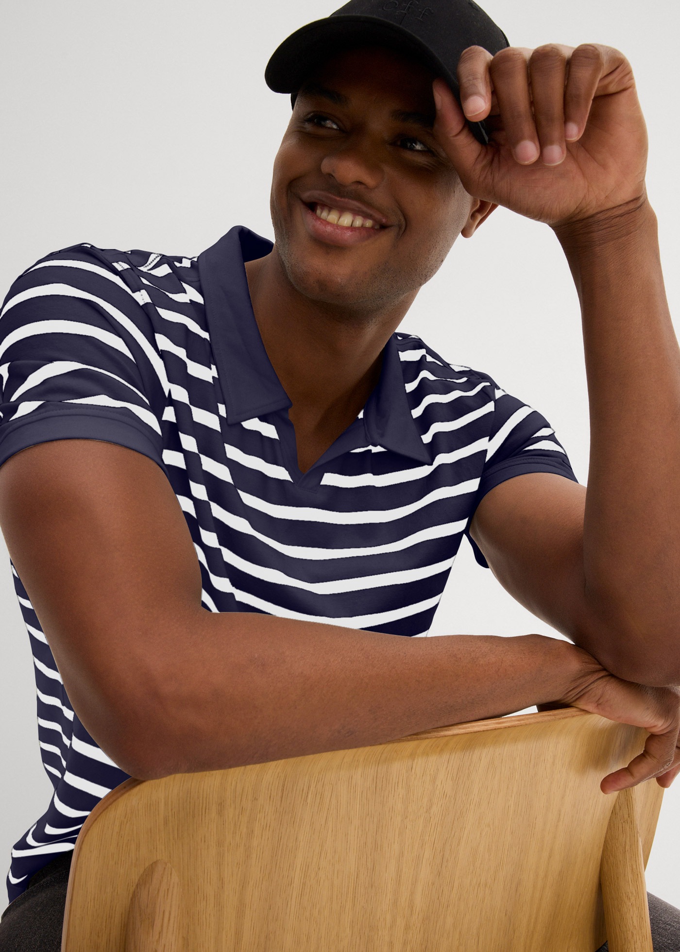 Thumbnail - bonprix Poloshirt Poloshirt mit Baumwolle