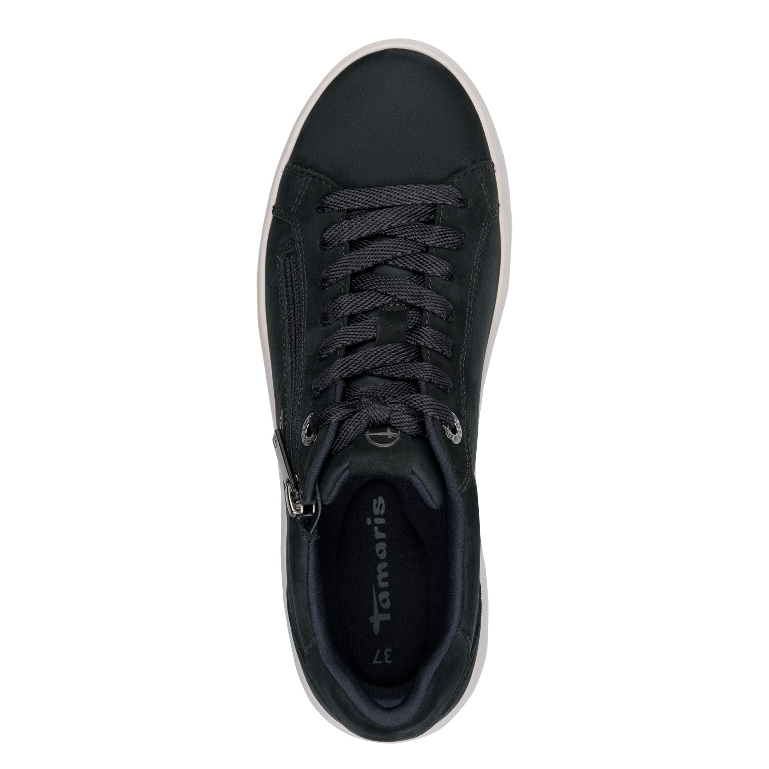 Tamaris Plateausneaker, Freizeitschuh, Halbschuh, Schnürschuh mit Ziernähten