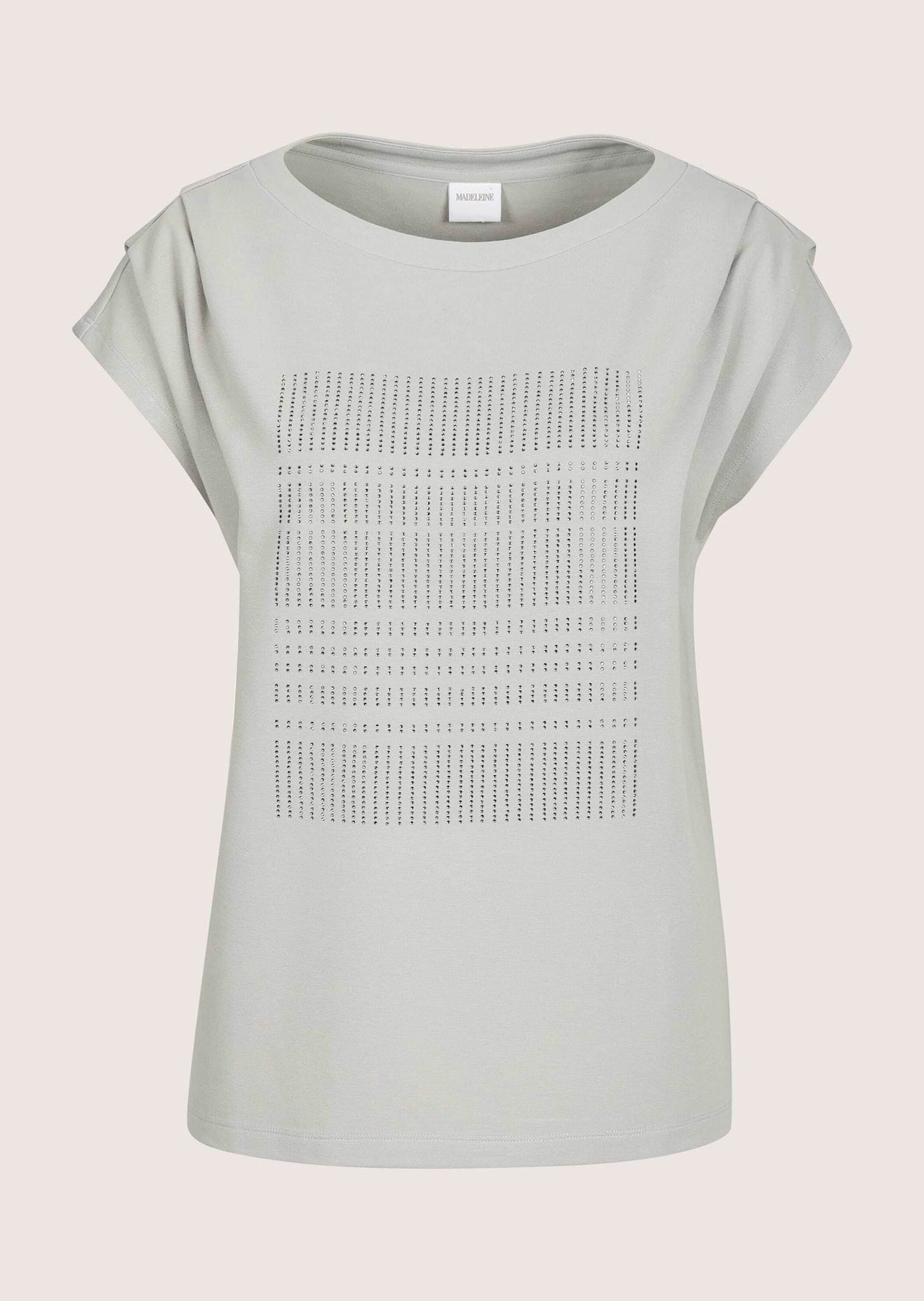 MADELEINE Kurzarmshirt "Shirt Oversized-Shirt mit Kurzarm, Rundhals" Strass günstig online kaufen