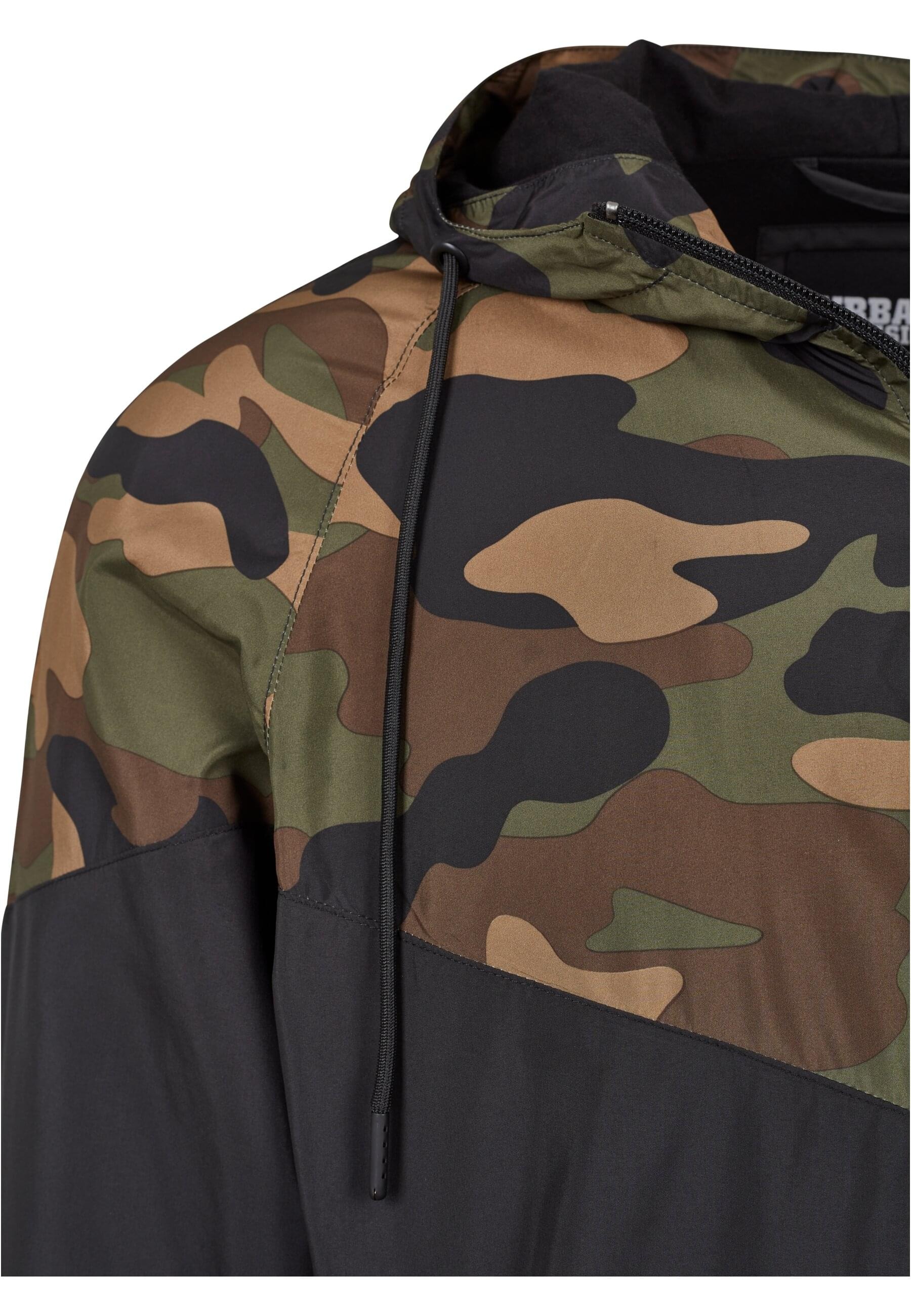 URBAN CLASSICS Anorak »Urban Classics Herren Pattern Arrow Windrunner«, (1 St.), mit Kapuze