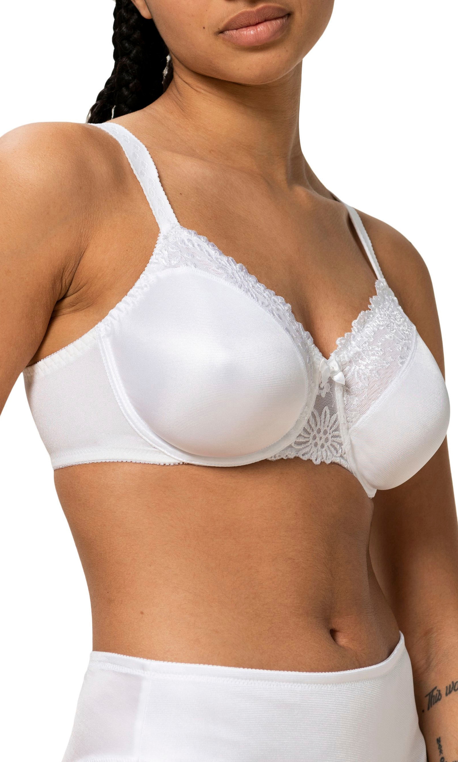 Triumph Minimizer-BH »Ladyform Soft W X«, Cup C-F, Bügel-BH mit Spitzendetails