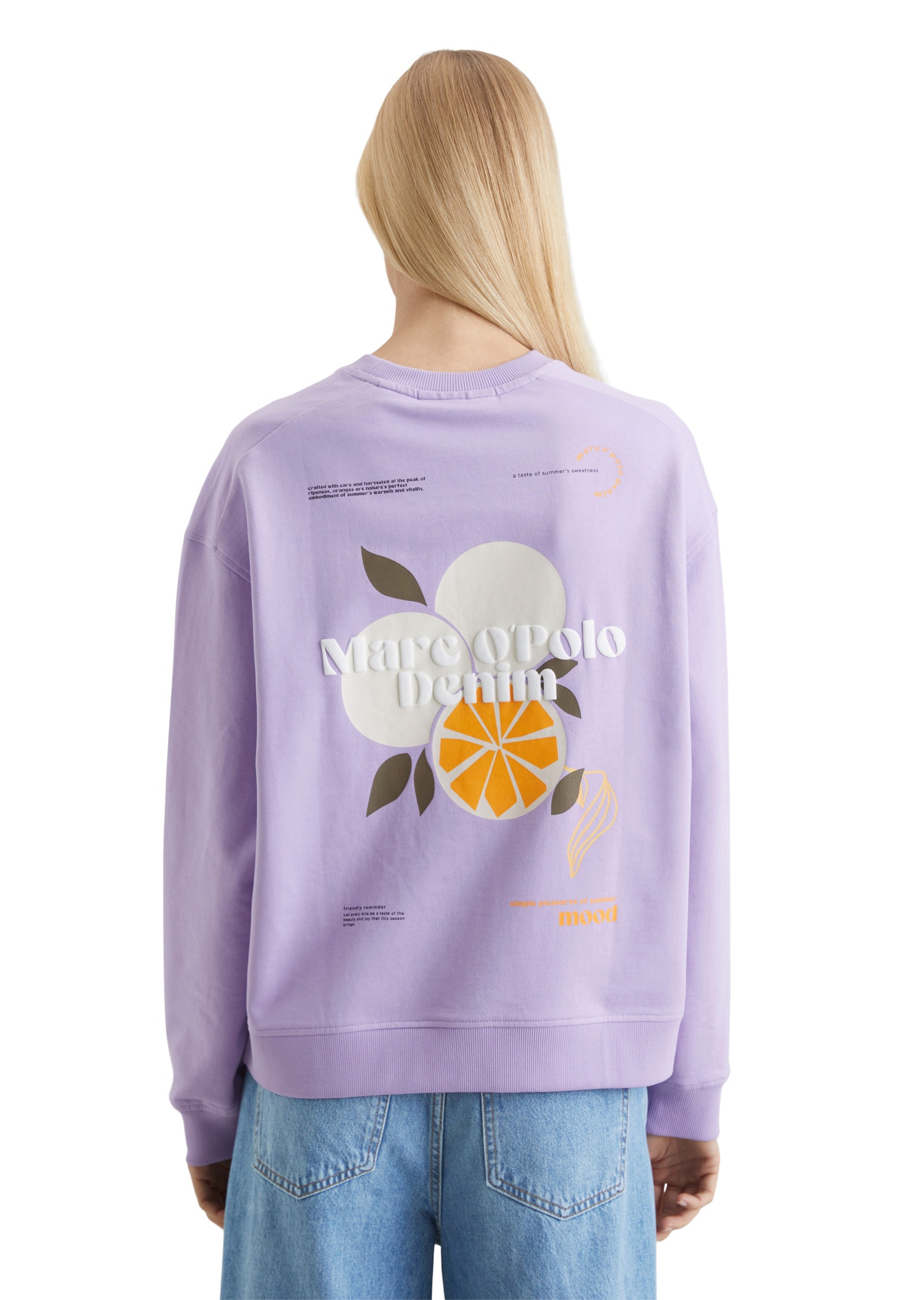 Marc O'Polo DENIM Sweatshirt »mit markantem Rückenprint«