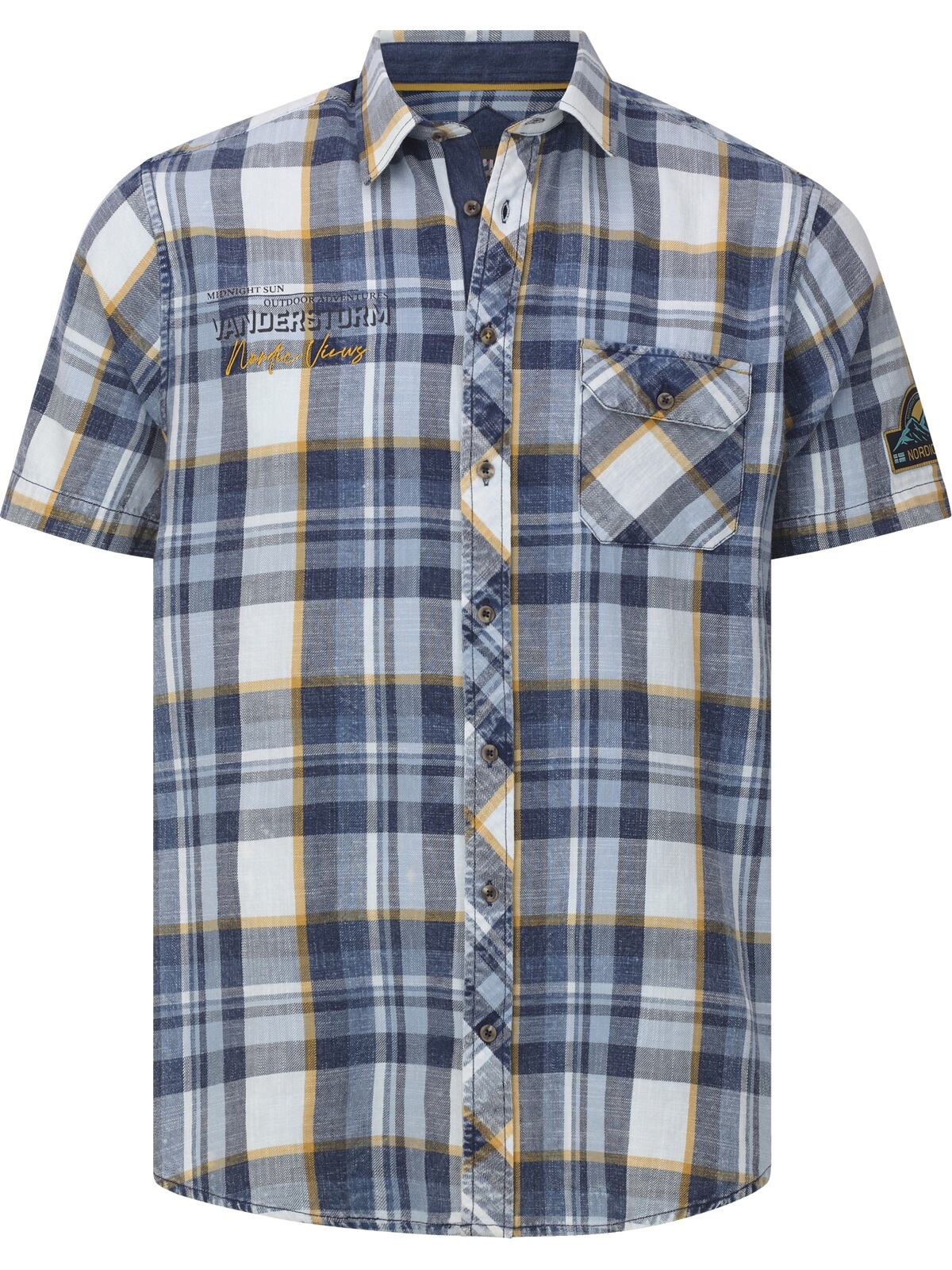 Jan Vanderstorm Kurzarmhemd "Kurzarmhemd INGOLOF" günstig online kaufen