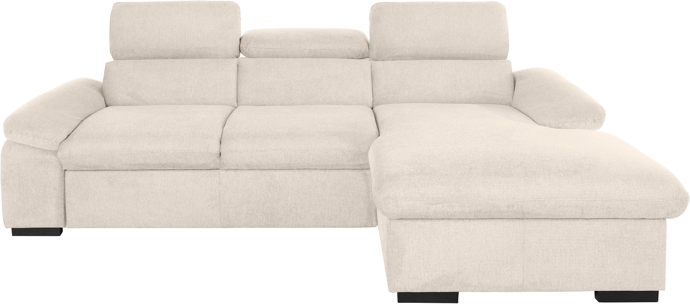 COTTA Ecksofa "Lola L-Form mit Kopfteilfunktion & Hocker" wahlweise mit Bet günstig online kaufen