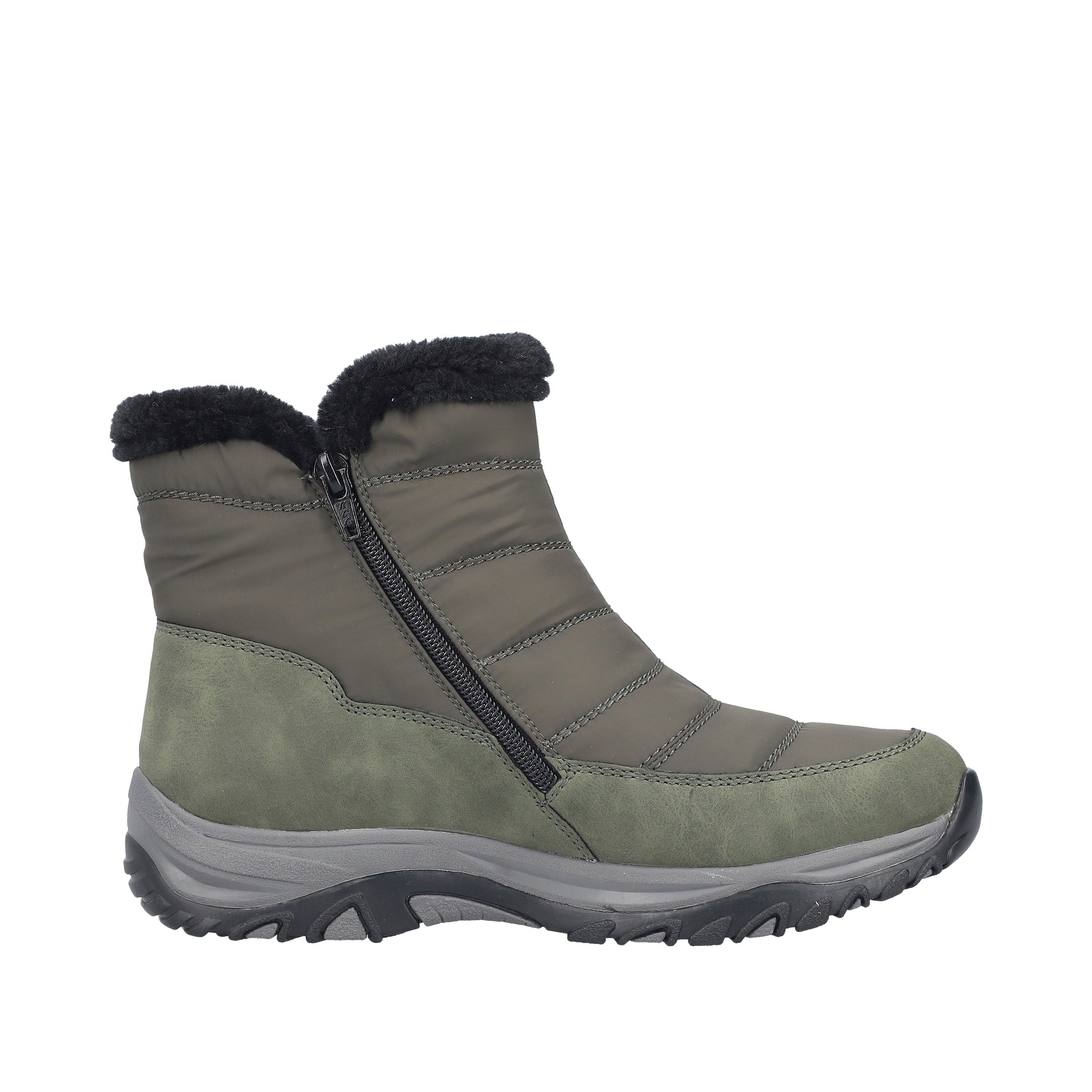 Rieker Winterboots  Winterstiefelette, Snowboots mit Reißverschlüsse und Warmfutter
