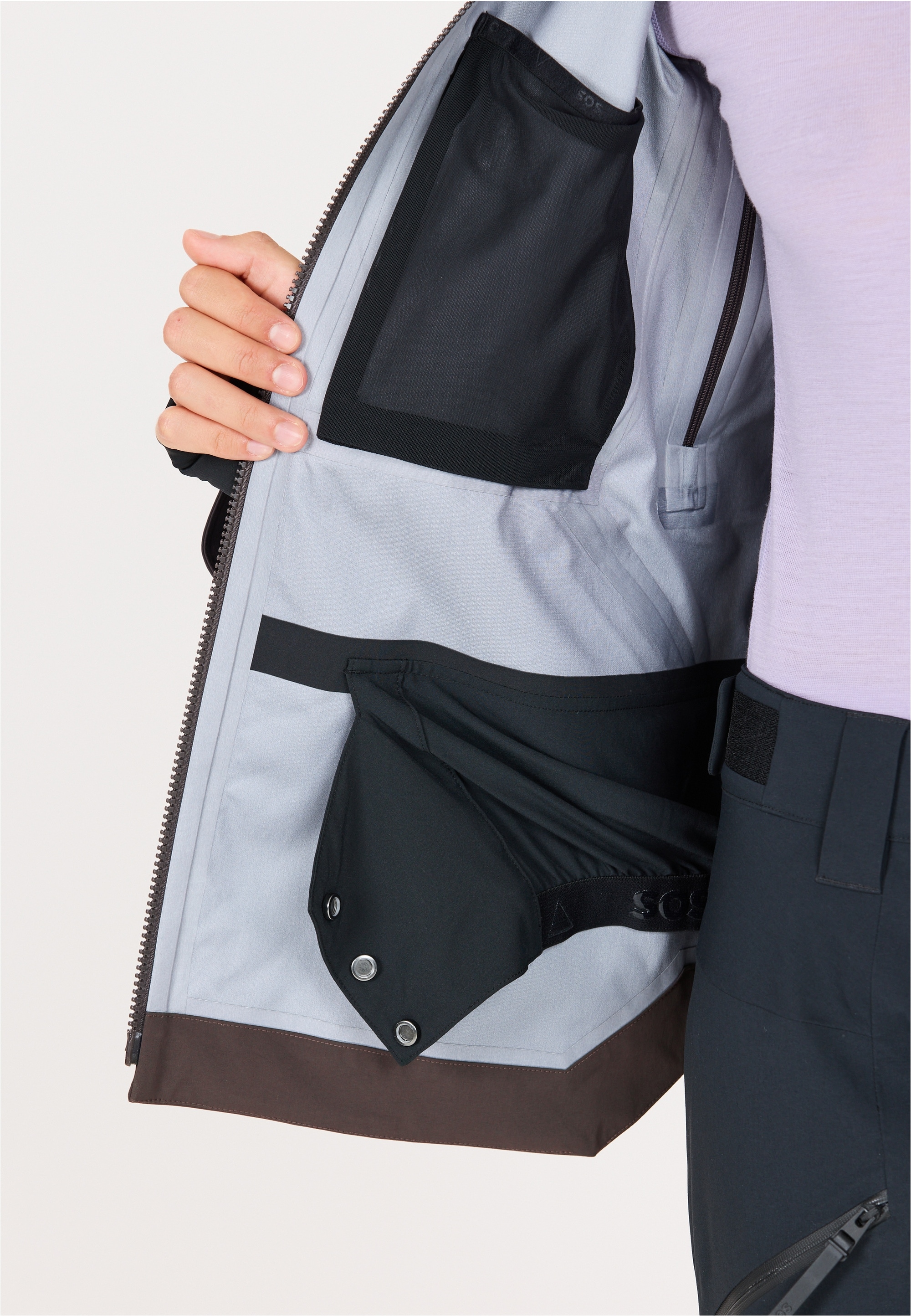 SOS Skijacke »Unbound« mit wasserdichter Membran
