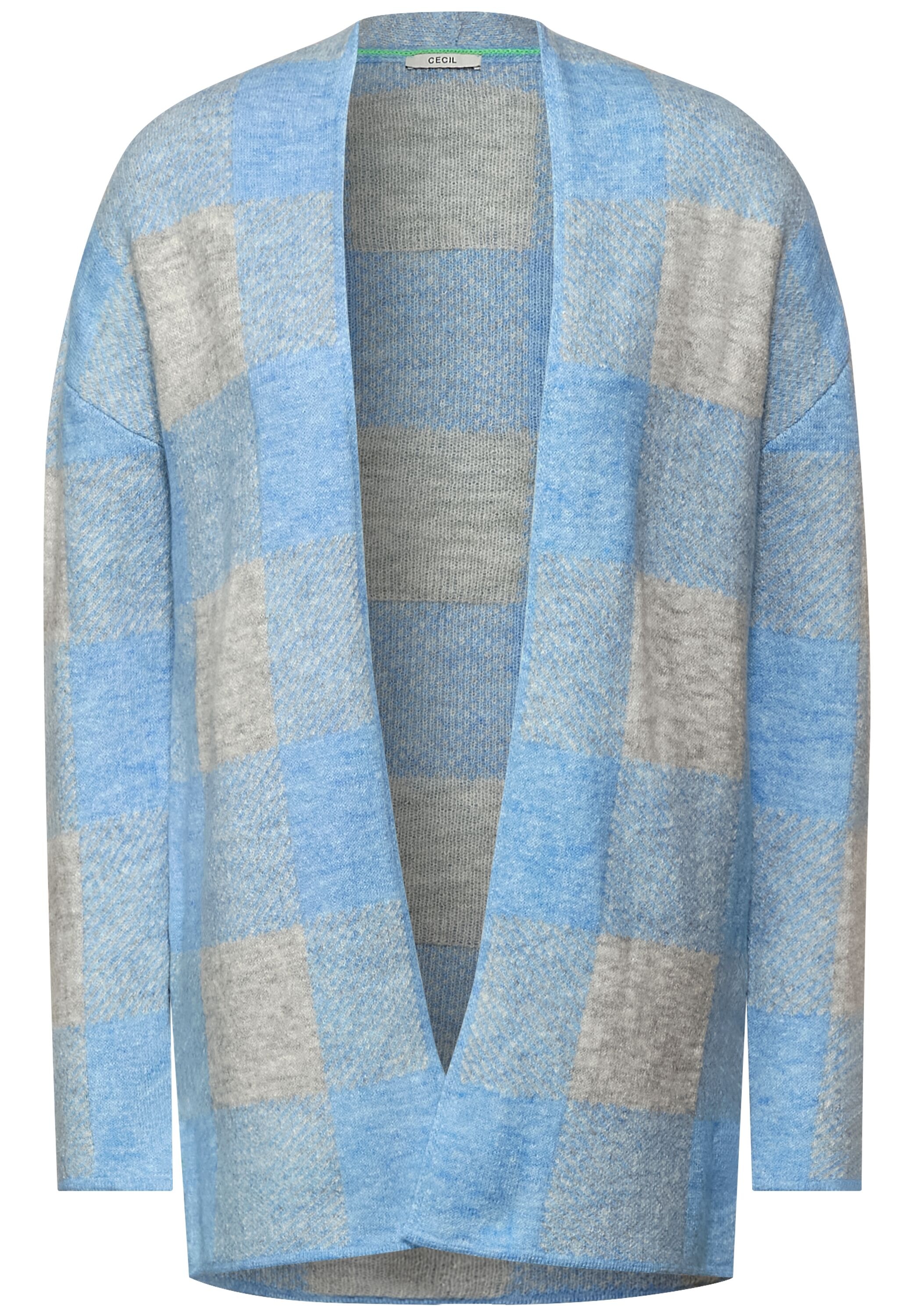 Cecil Strickjacke, mit Karomuster