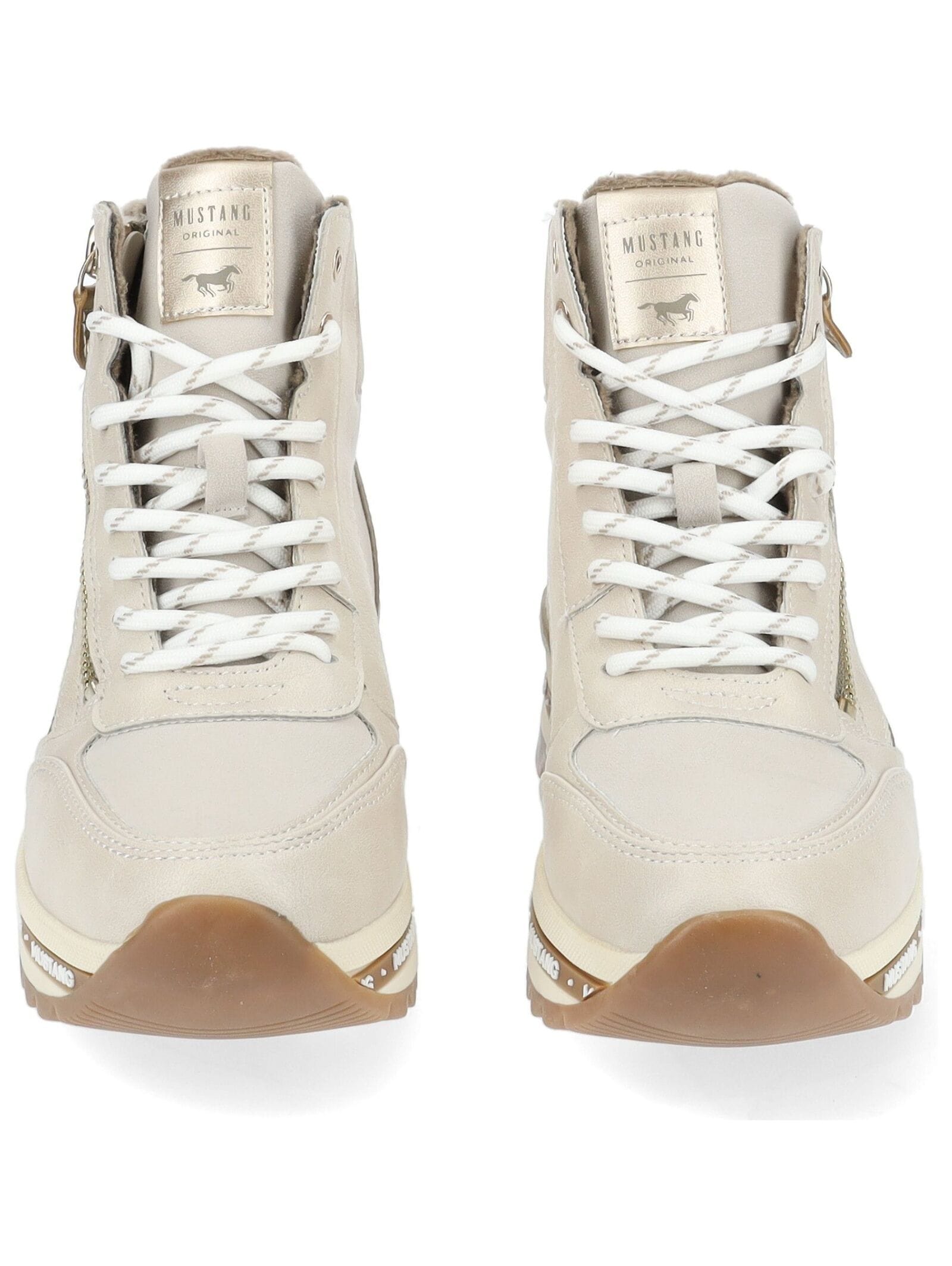 Mustang Shoes Schnürstiefelette »Mustang Shoes Stiefelette Lederimitat«