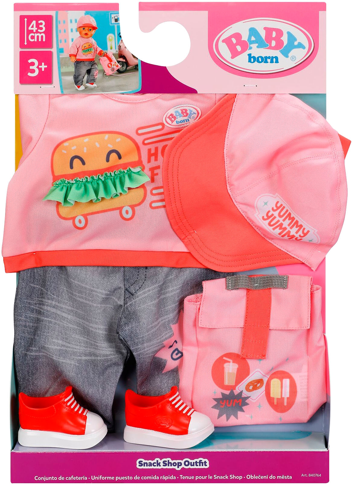 Baby Born Puppenkleidung »Snack Shop Outfit, 43cm«