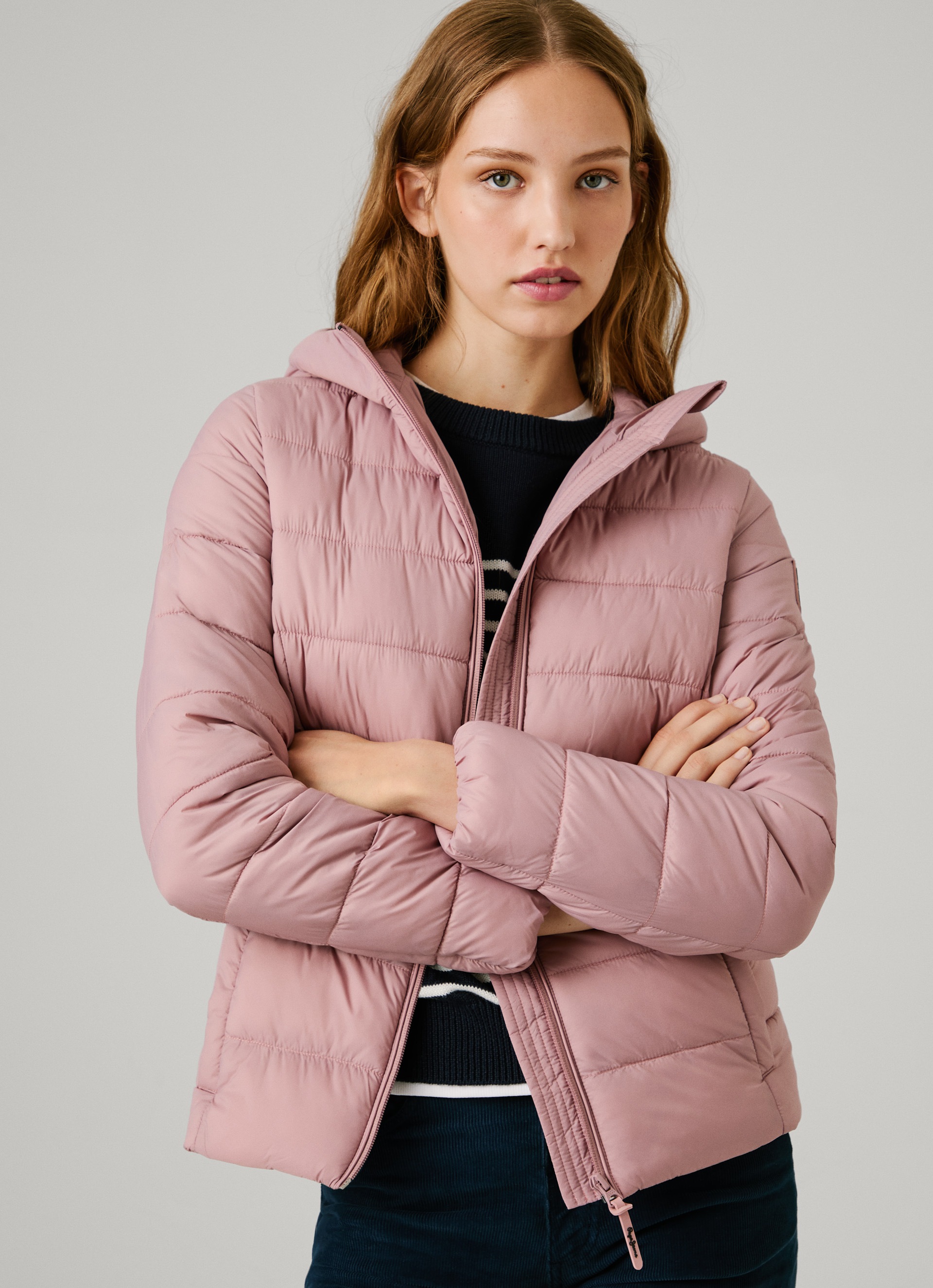 Pepe Jeans Steppjacke "SALLY SHORT" mit Kapuze tailliert, mit verstellbarem günstig online kaufen