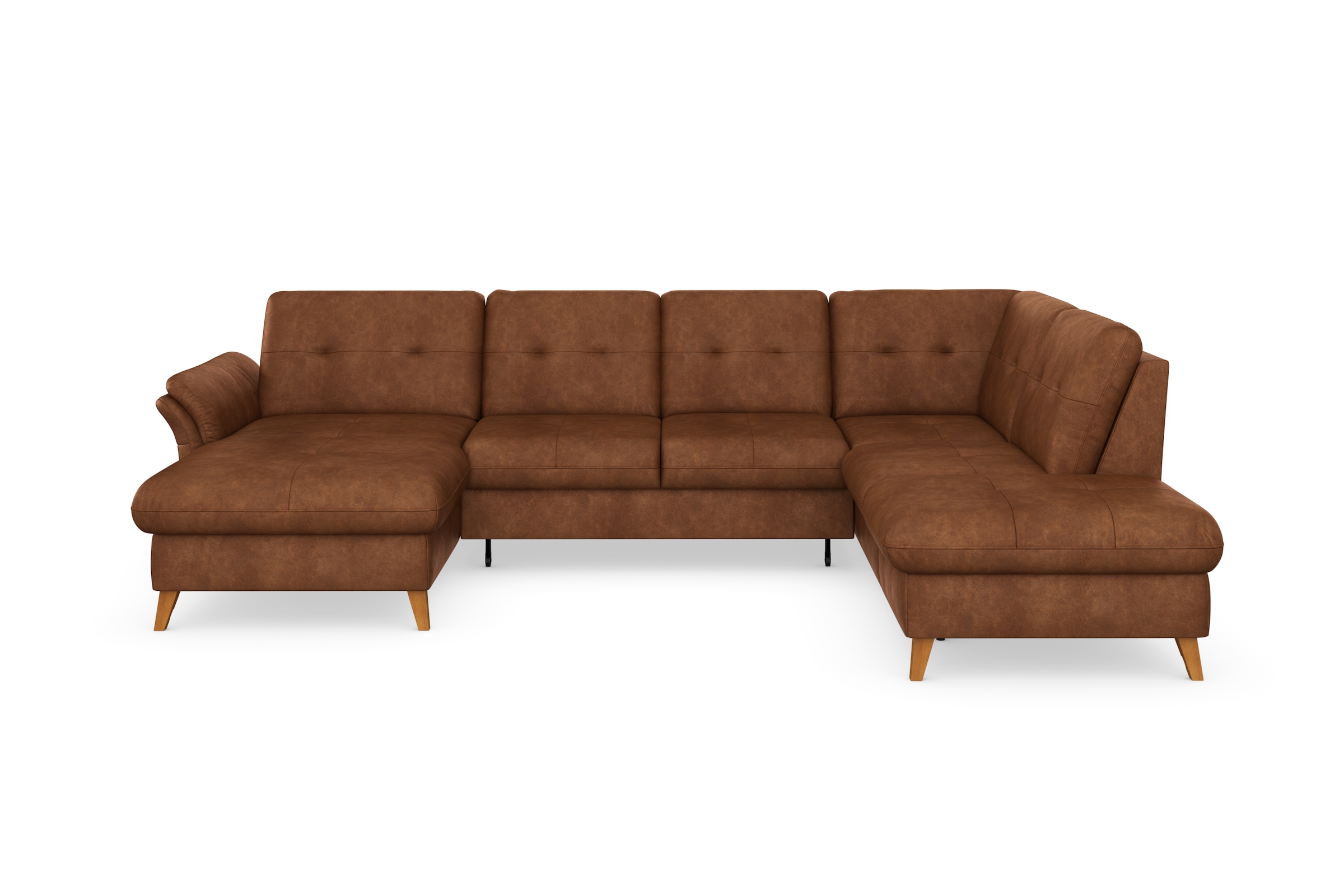 sit&more Wohnlandschaft »Göteborg«, inkl. Sitztiefenverstellung, wahlweise mit Bettfunktion & Bettkasten