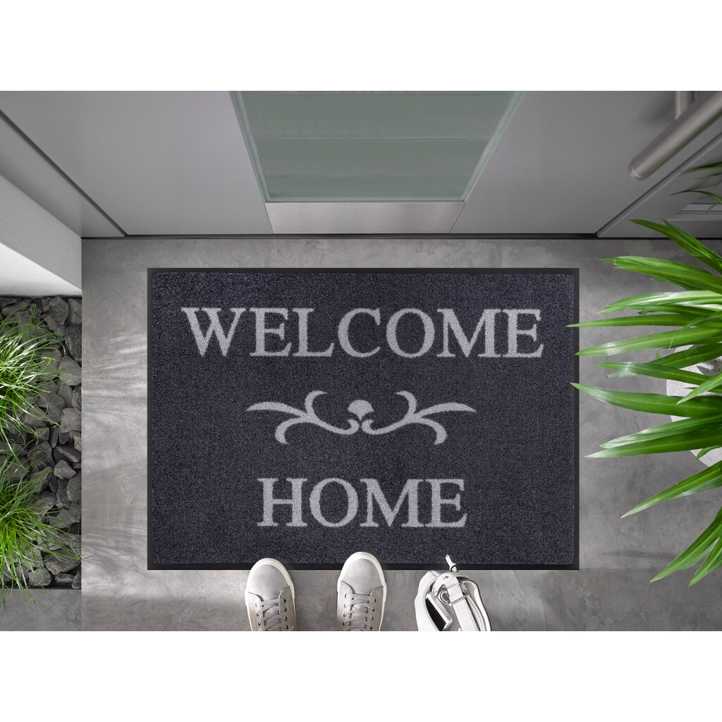 wash+dry by Kleen-Tex Fußmatte »Welcome Home«, rechteckig