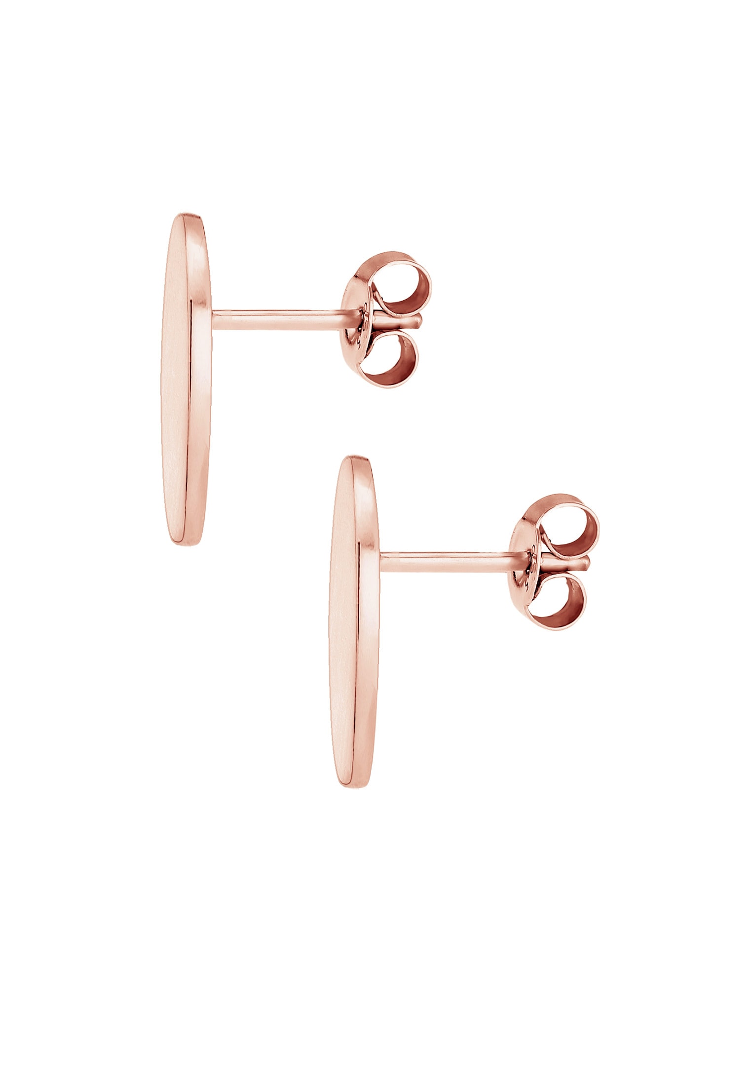 Elli Paar Ohrstecker »Ohrstecker Geo Kreis Matt Basic Cool 925er Silber«