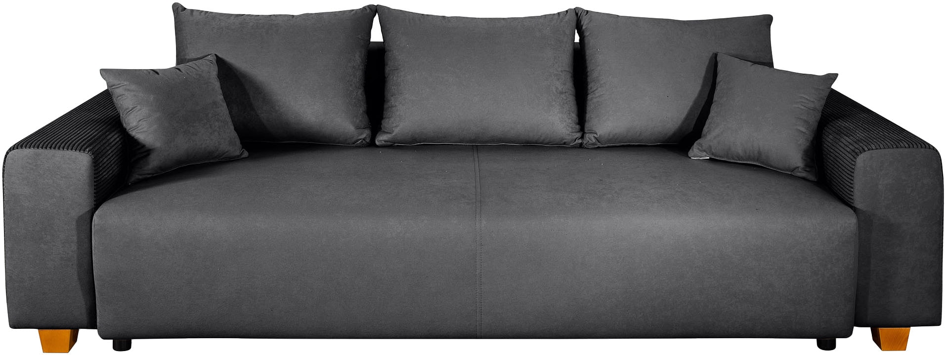 COLLECTION AB Schlafsofa »Yves, Liegefläche (B/T): 142/194 cm« inkl. Bettfunktion, Bettkasten, Federkern & Zierkissen