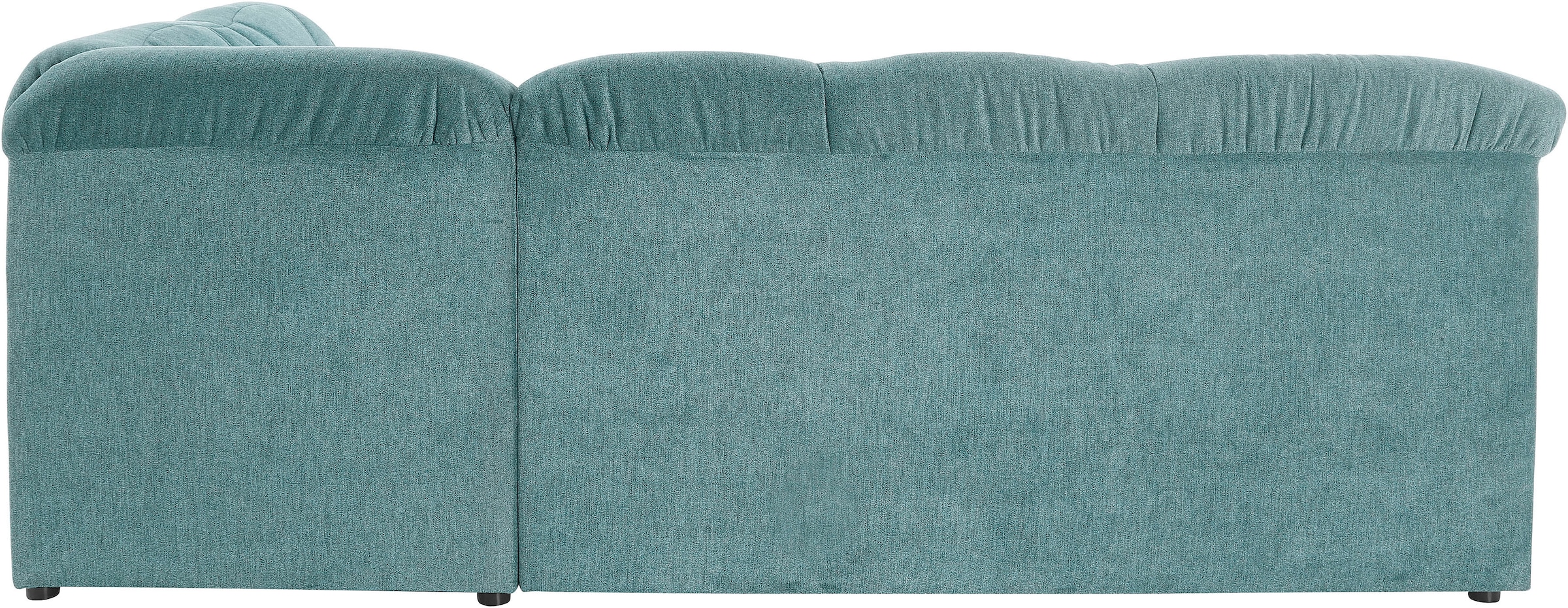DOMO collection Ecksofa »Pegnitz, elegante Rückensteppung, zeitlose Formensprache, L-Form«, wahlweise mit Bettfunktion
