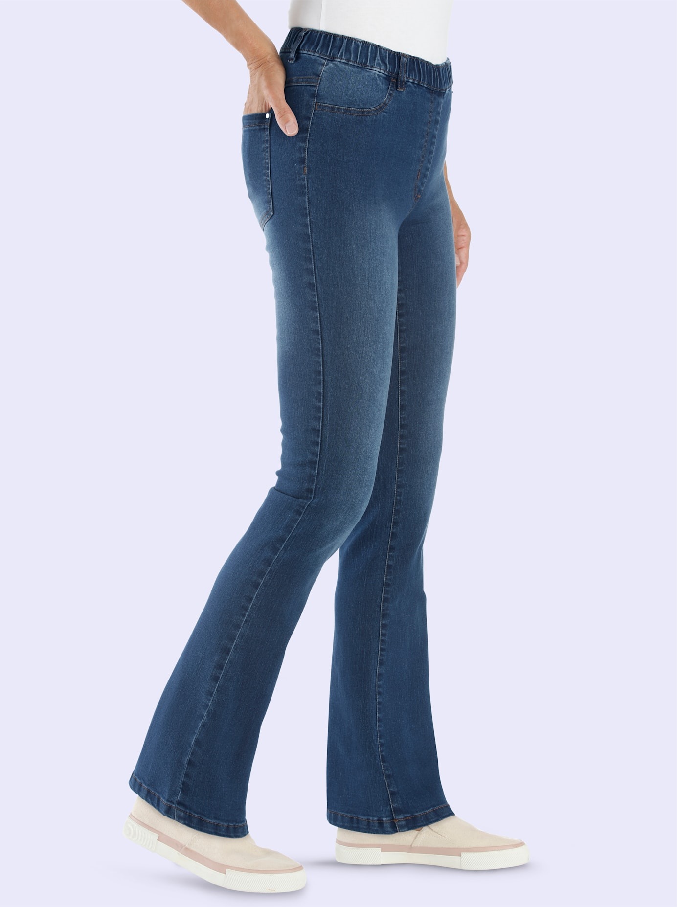 Classic Basics Bootcut-Jeans 1 Stk. tlg. günstig online kaufen