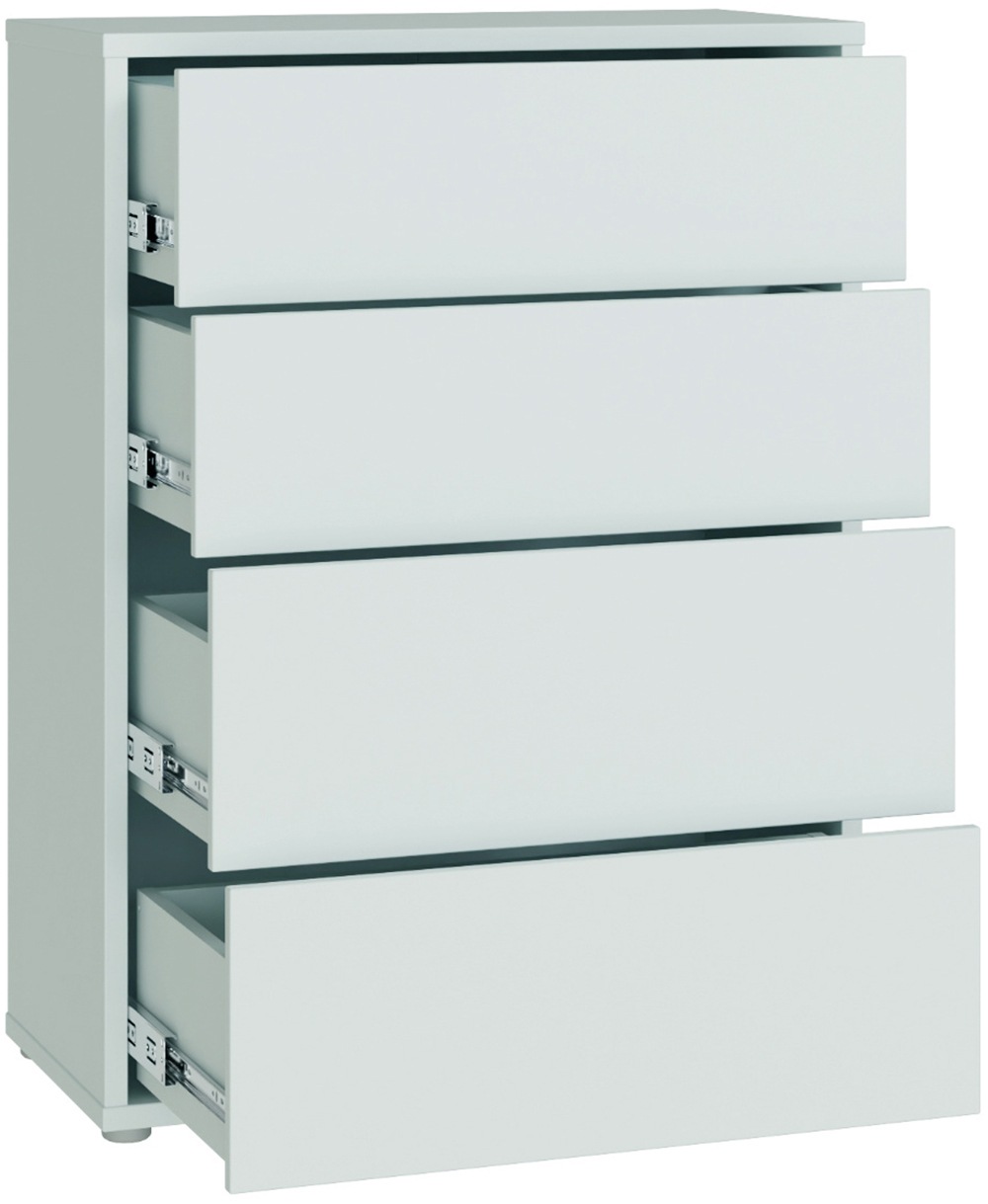 FORTE Kommode »Alice Springs, Kommode 4 Schubkästen B/H/T 74,5/99,1/34,9 cm« Schubkästen mit Vollauszug, Grifflos, Push to open