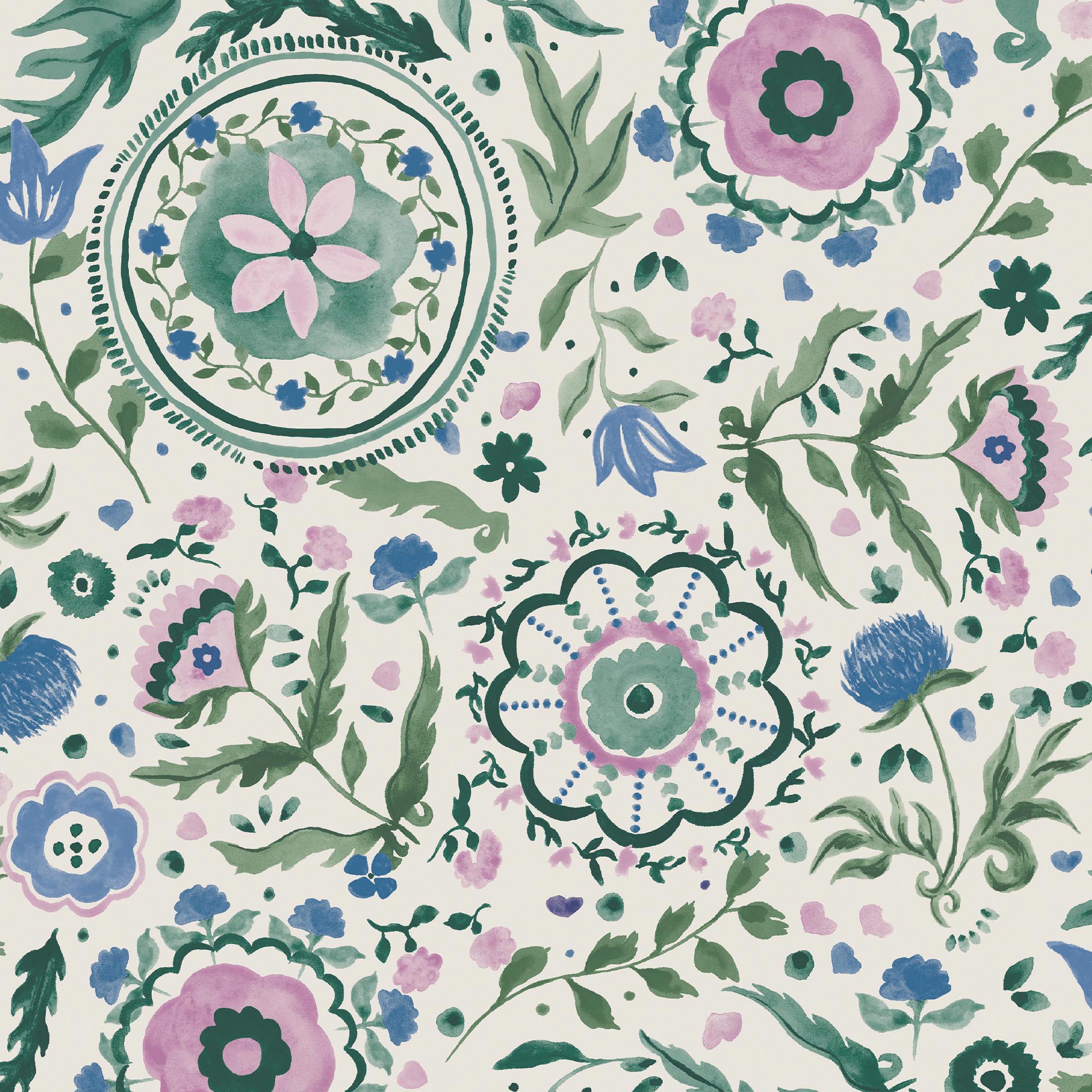 Joules Vliestapete »Festival Blumen«, Motiv, Design Tapeten