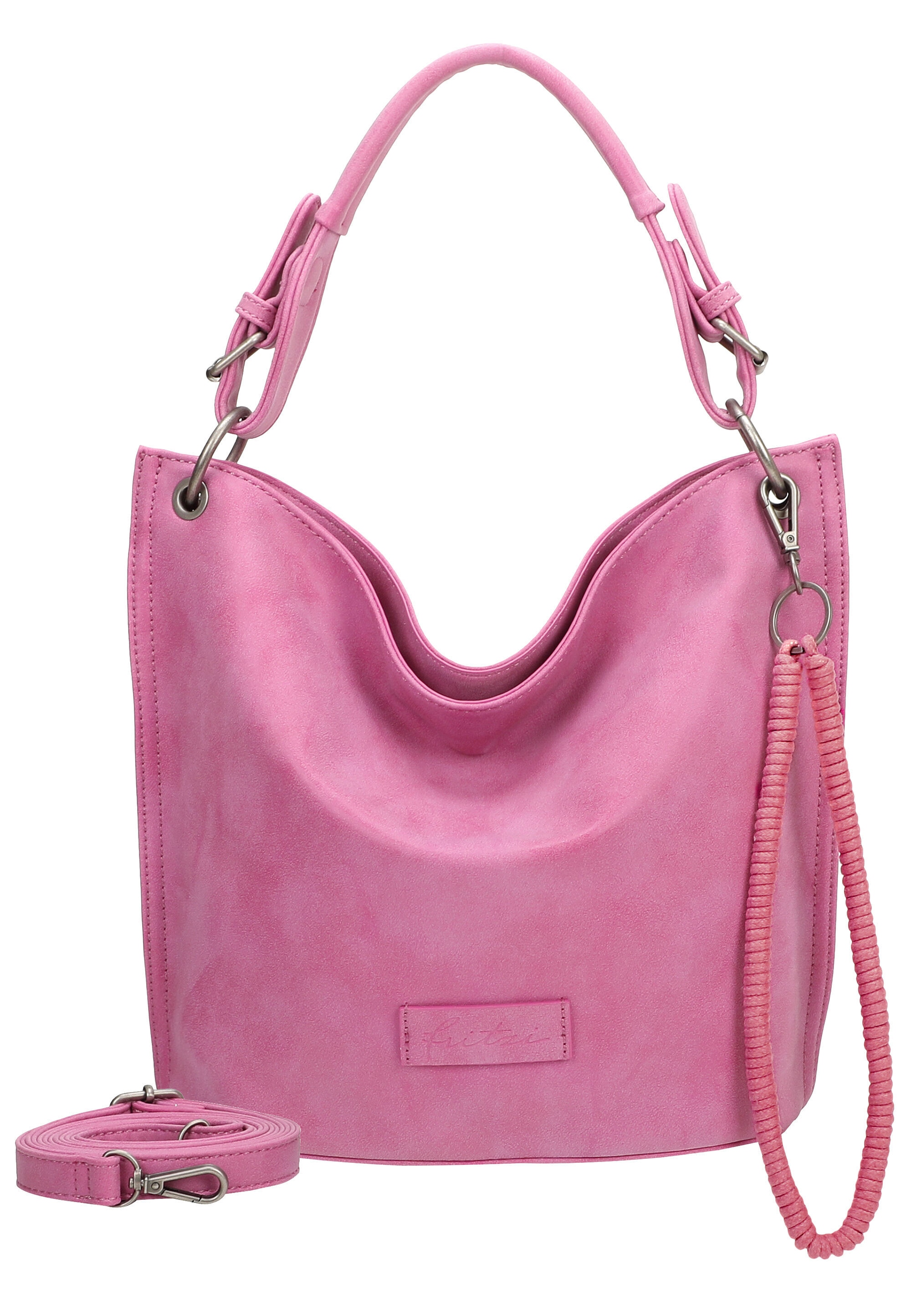 Fritzi aus Preußen Schultertasche "Fritzi31N Vintage" mit Kordel-Anhänger
