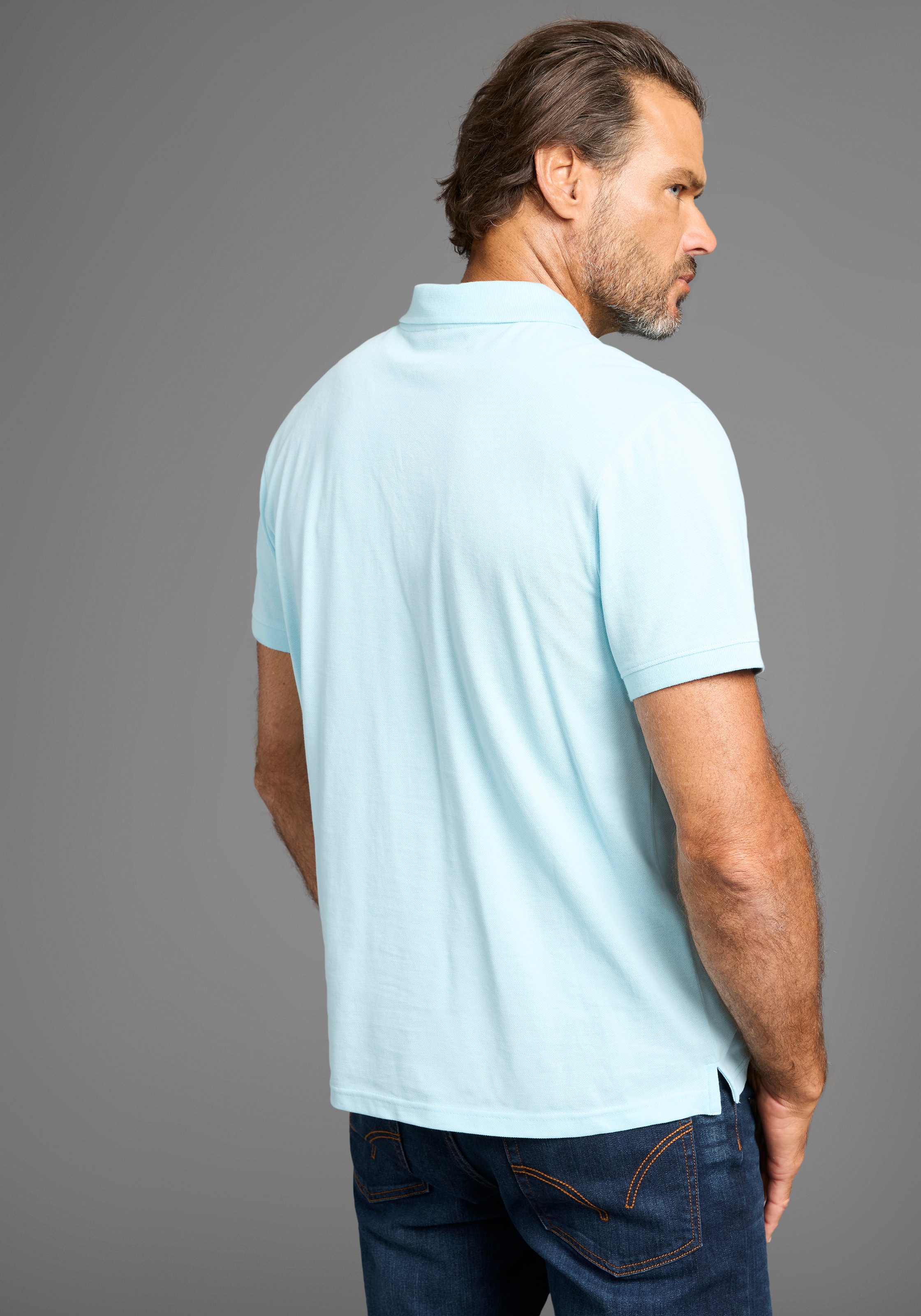 Man's World Poloshirt, (2-er Pack), in tollen Farbkombinationen