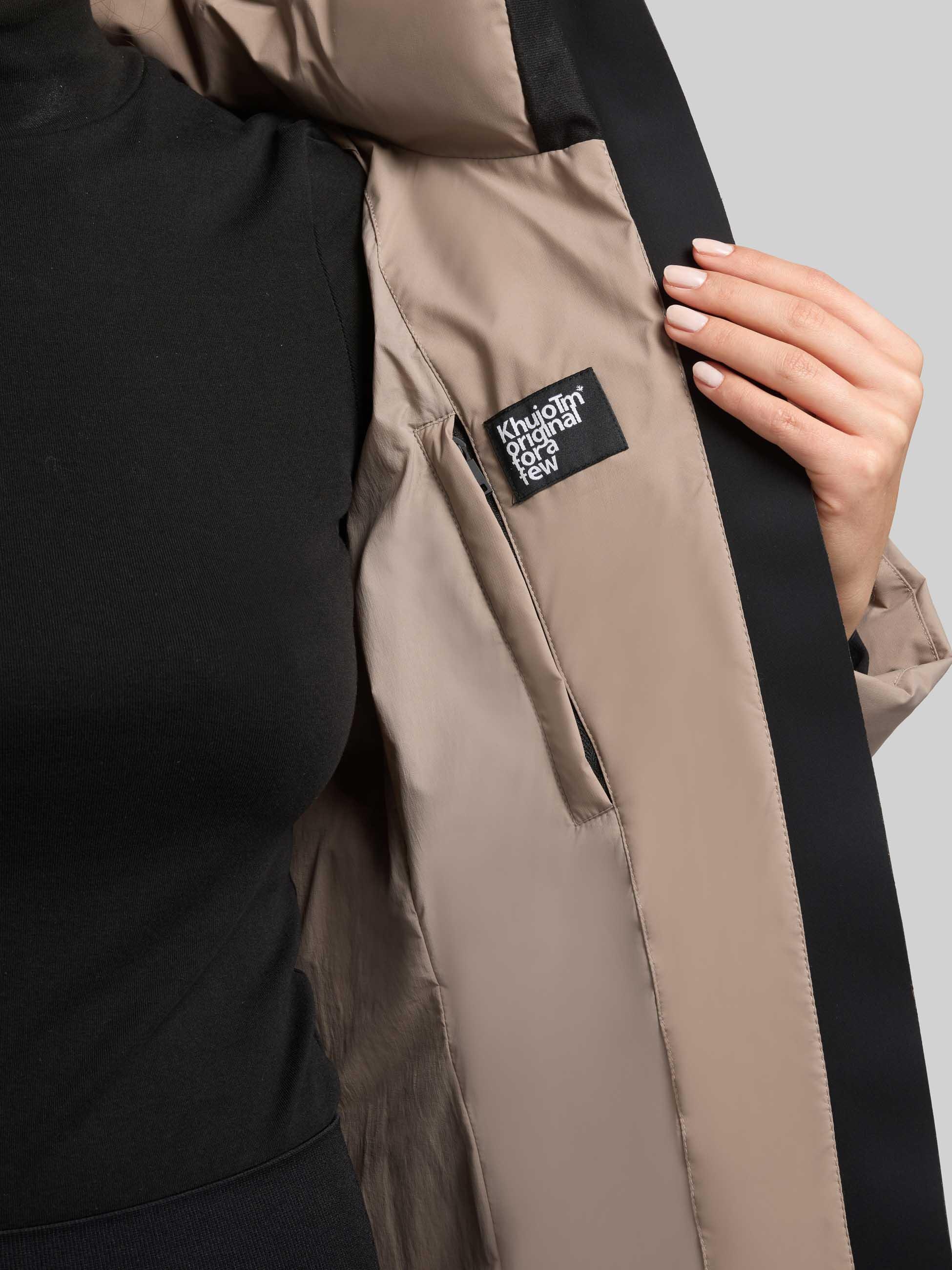 khujo Kurzmantel »Tanare4«, Warmer Damen Puffermantel mit Kapuze