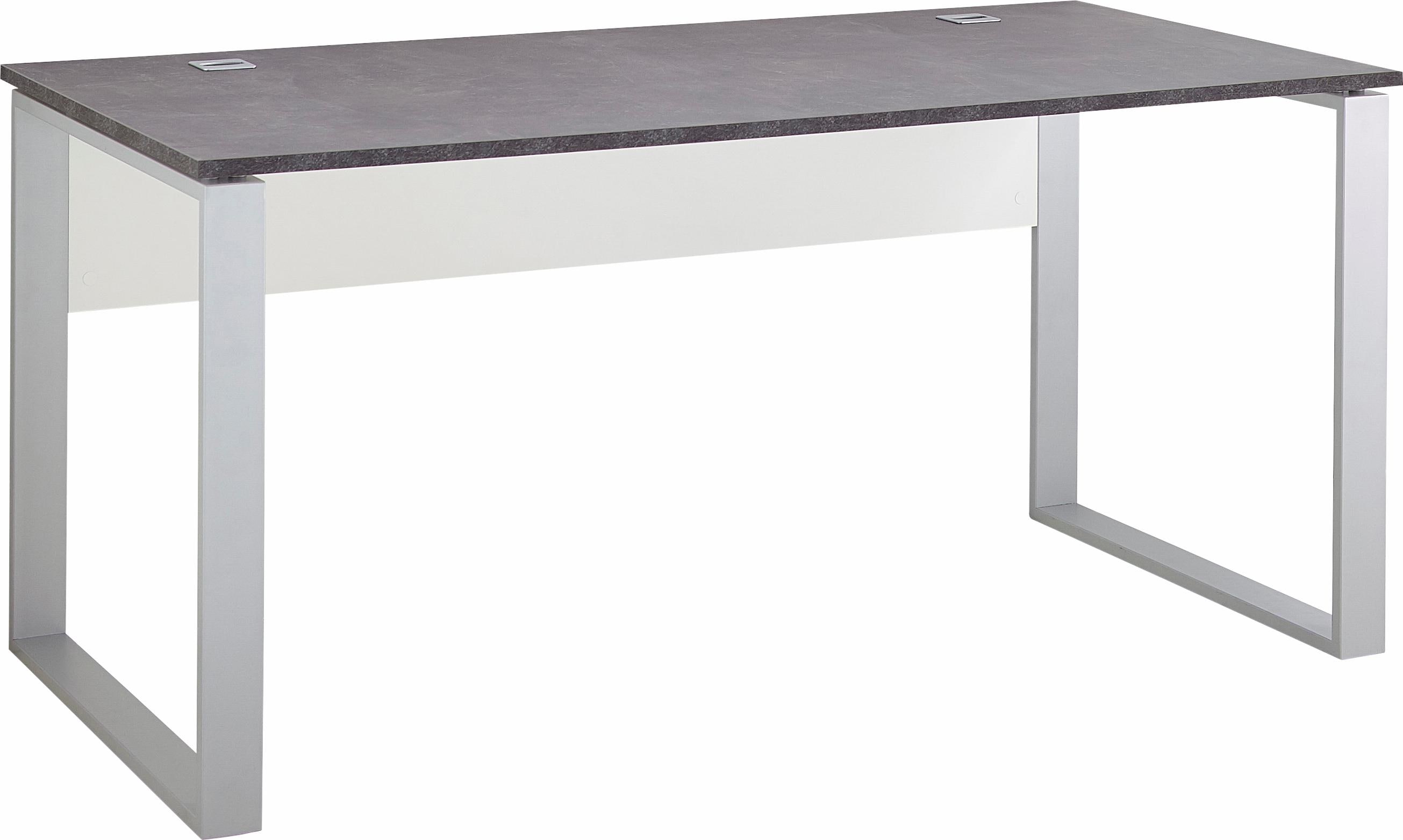 GERMANIA 1100000002199 "Altino" Kufen aus Metall, 2x Kabeldurchlass, Breite 160 cm, Made in Germany
