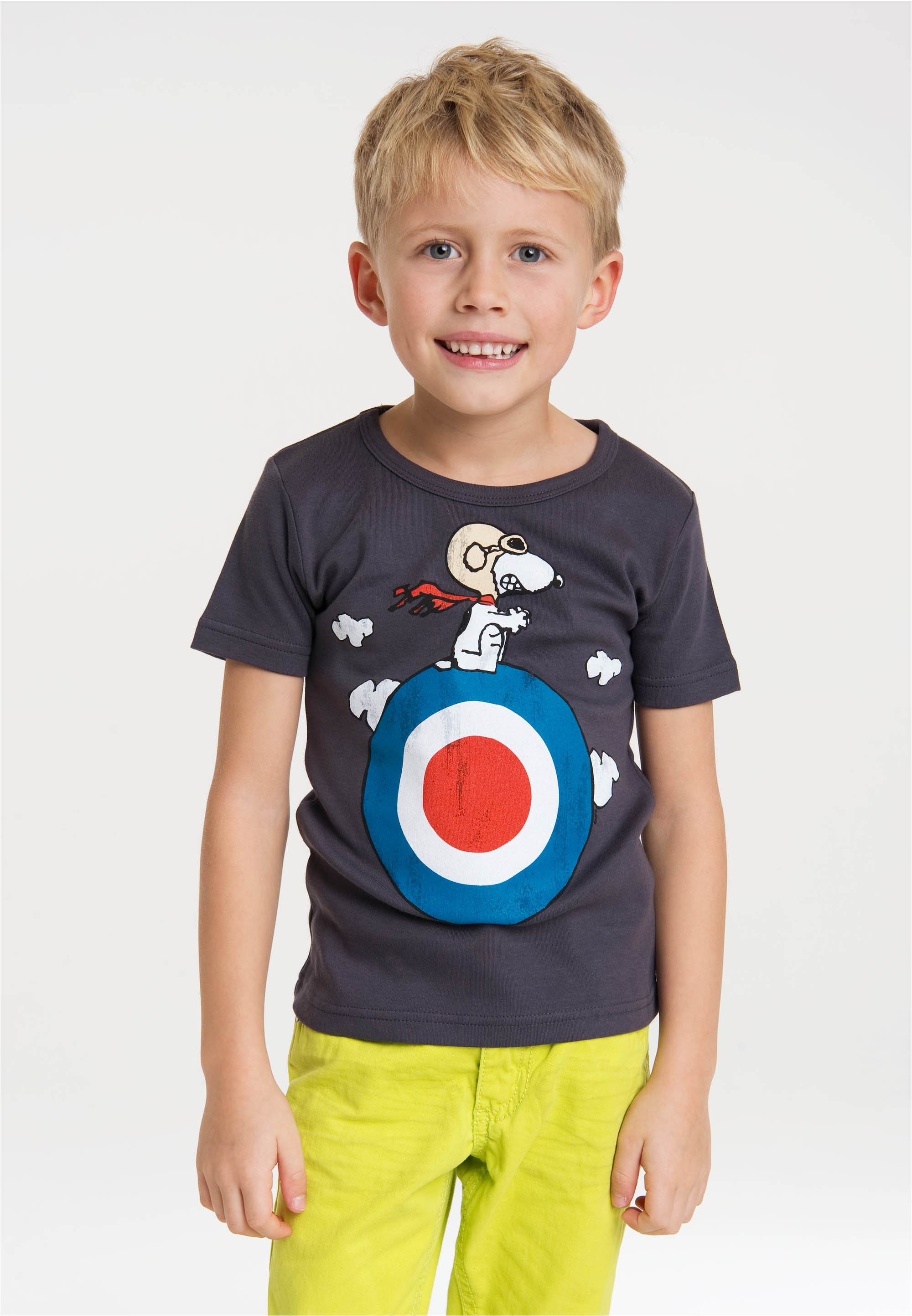 LOGOSHIRT T-Shirt "Snoopy - Target" mit lizenziertem Originaldesign