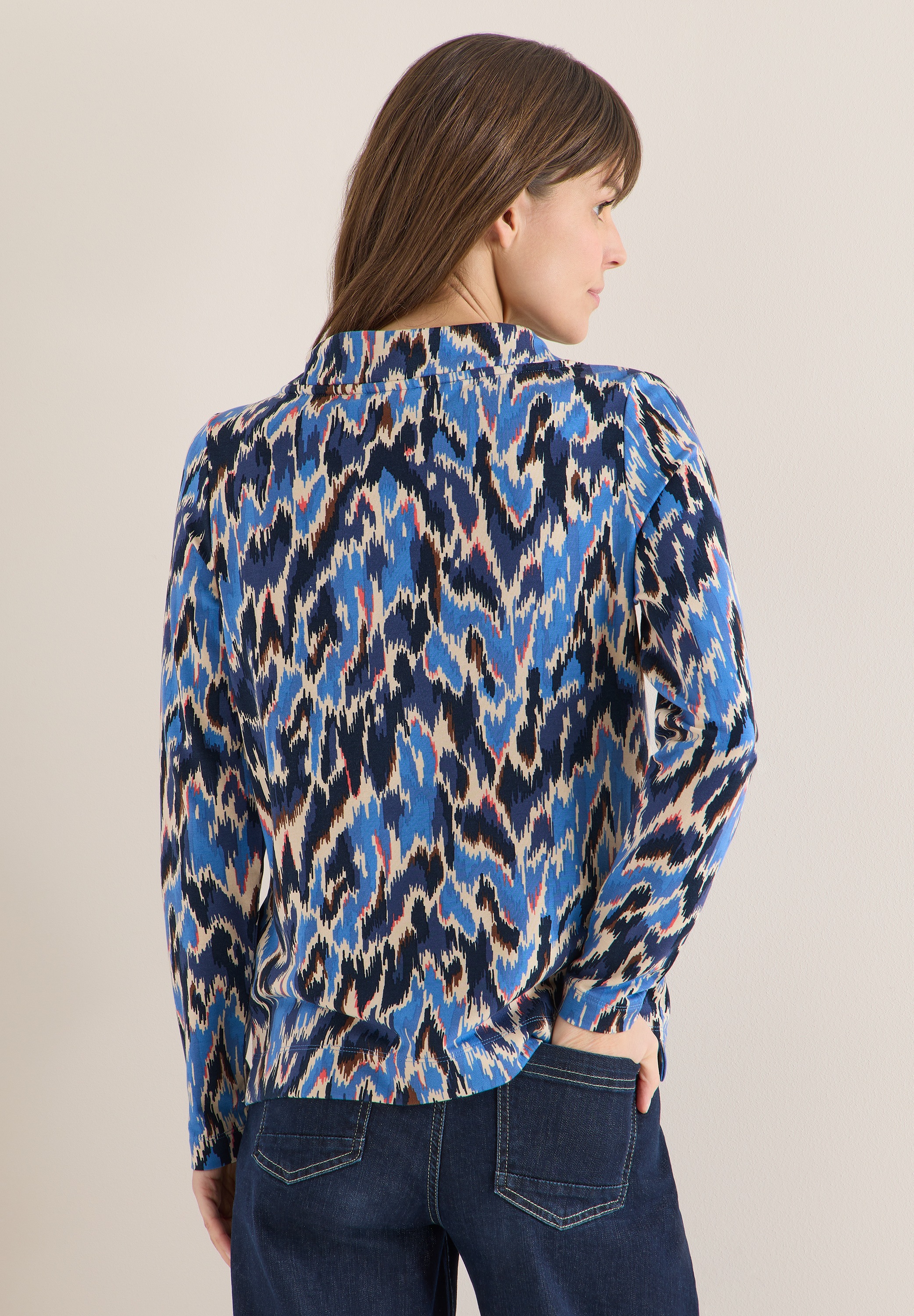 Cecil Langarmshirt mit grafischem Muster