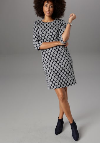 Aniston SELECTED Jerseykleid, mit Punkten & Streifen kaufen