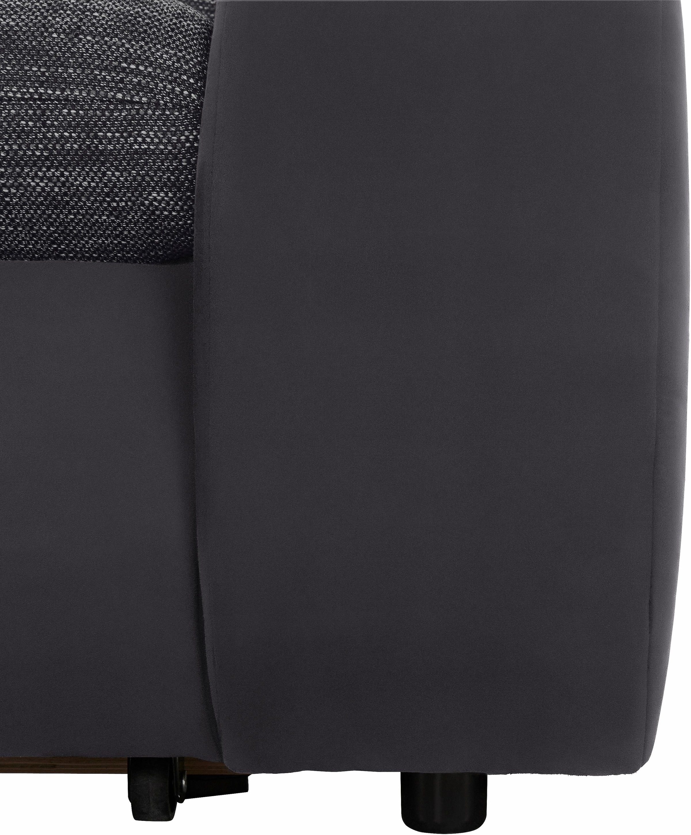 TRENDMANUFAKTUR Ecksofa »Indie, modern und bequem, Materialmix, OTTOs Choice, L-Form«, wahlweise XL oder XXL