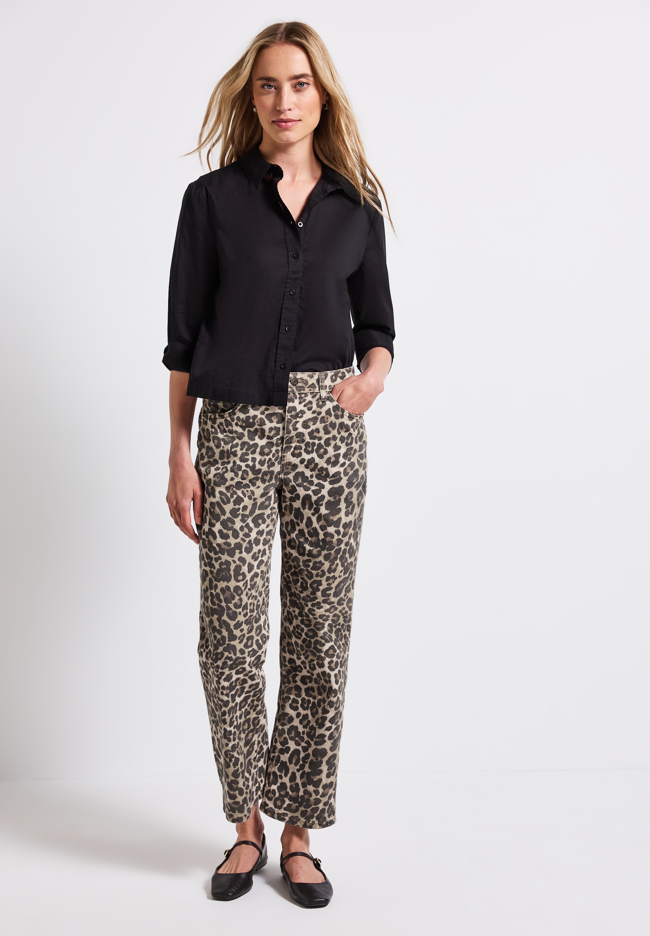 STREET ONE Comfort-fit-Jeans, High Waist