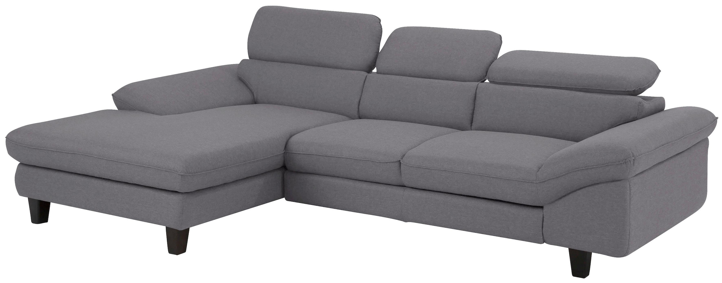 Home affaire Ecksofa »Pilot L-Form«, mit Kopfteilverstellung, wahlweise mit Bettfunktion & Bettkasten