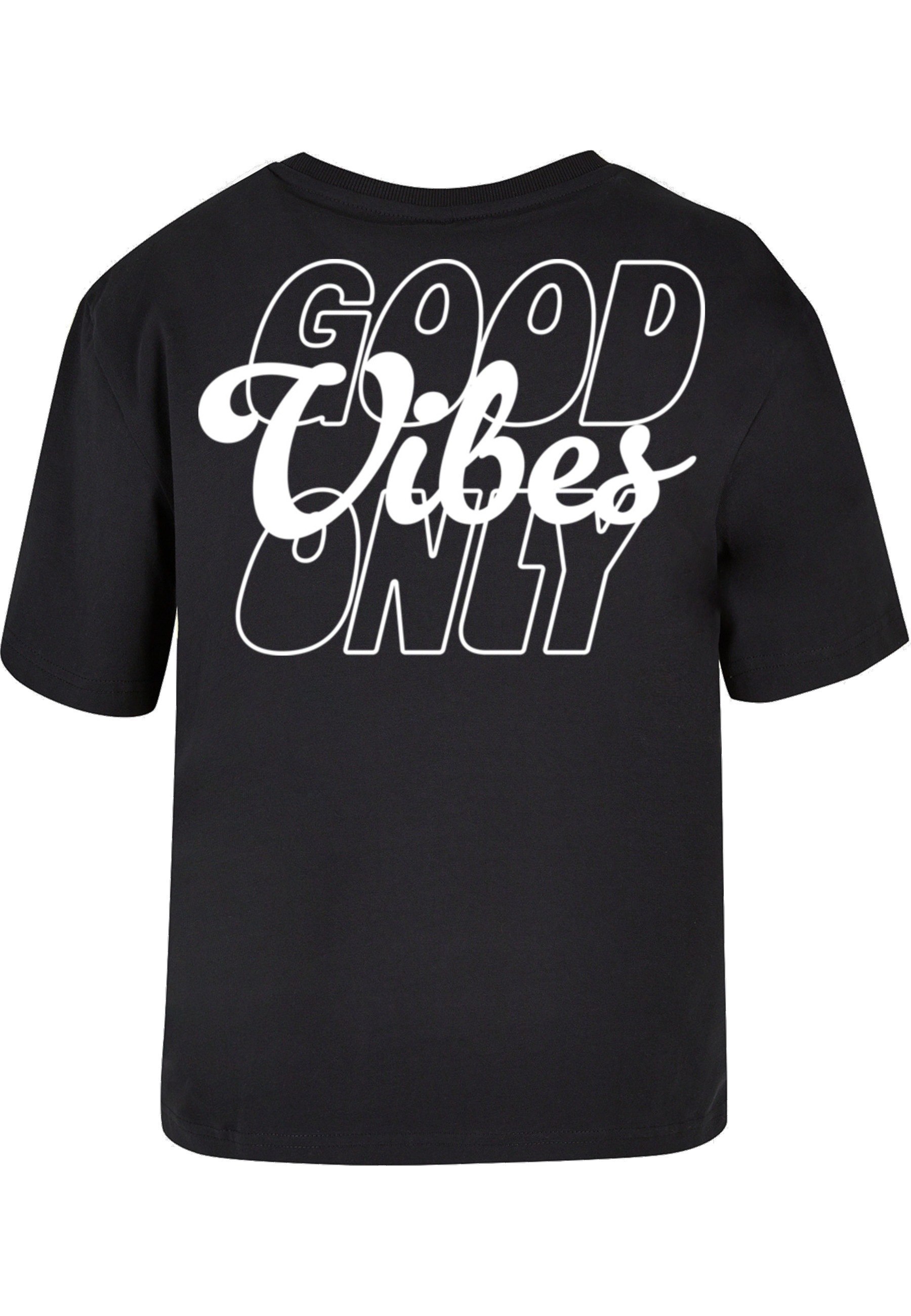 Miss Tee T-Shirt "Miss Tee Good Vibes Wording Tee" 1 Stk. günstig online kaufen