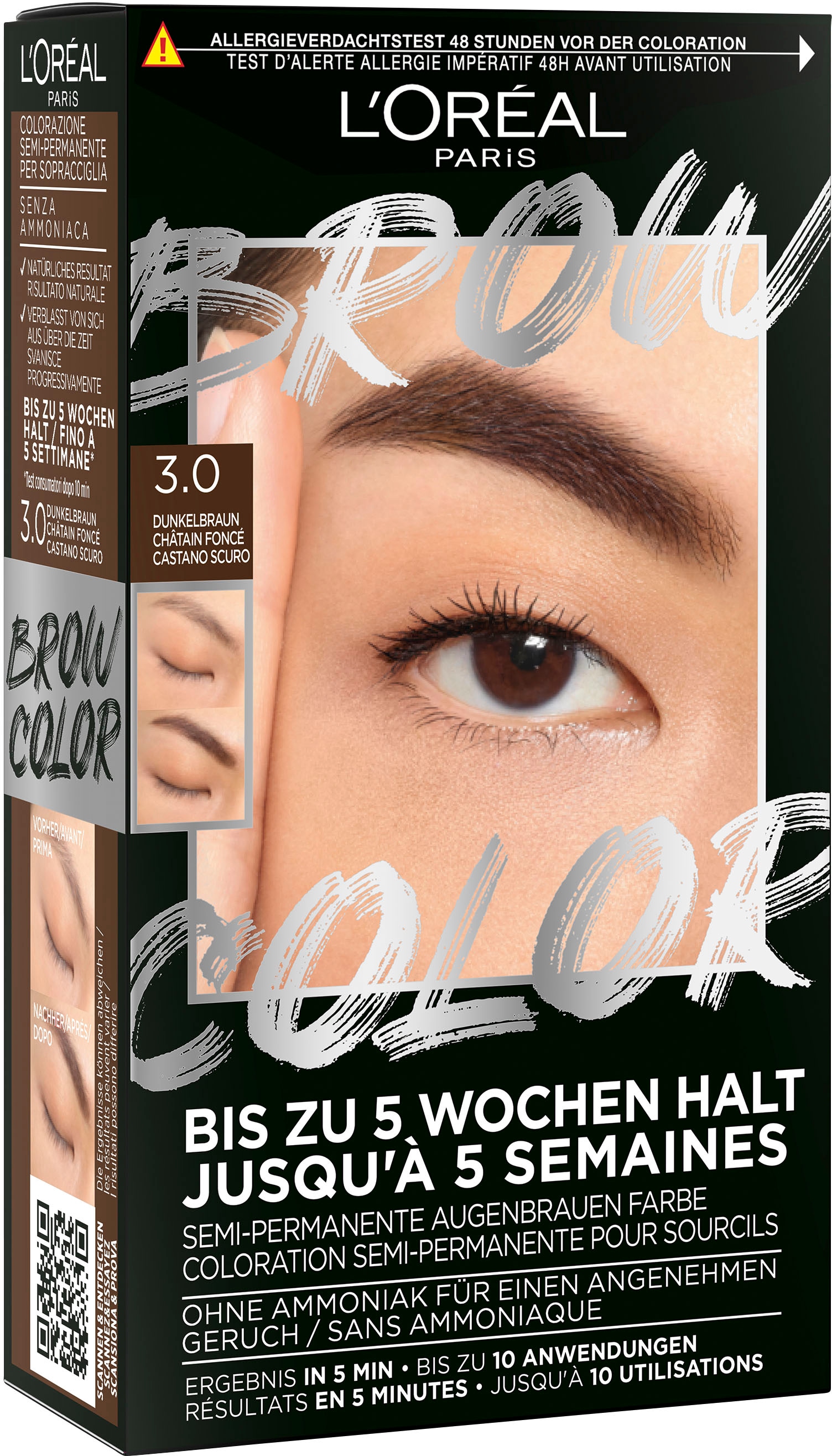 L'ORÉAL PARIS Augenbrauenpflege »Brow Color«, mit ammoniakfreier Formel