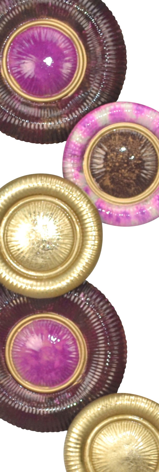 HOFMANN LIVING AND MORE Wanddekoobjekt "Wanddekoration" gerahmte Kreise in günstig online kaufen