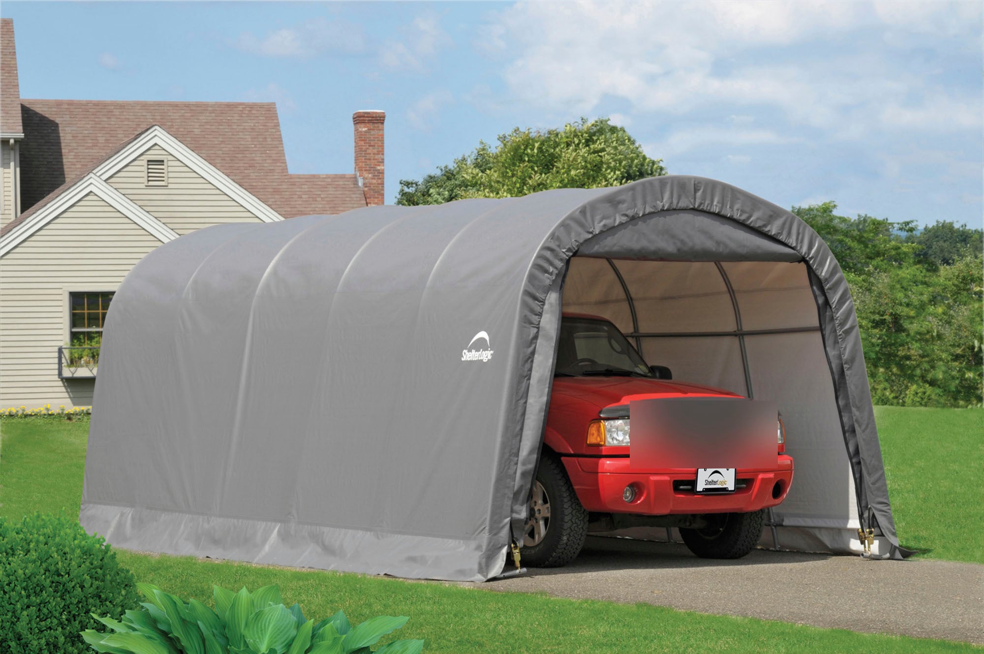 ShelterLogic Garage »Foliengarage«, 22,57m², Stahlgestell mit Polyethylen-Plane